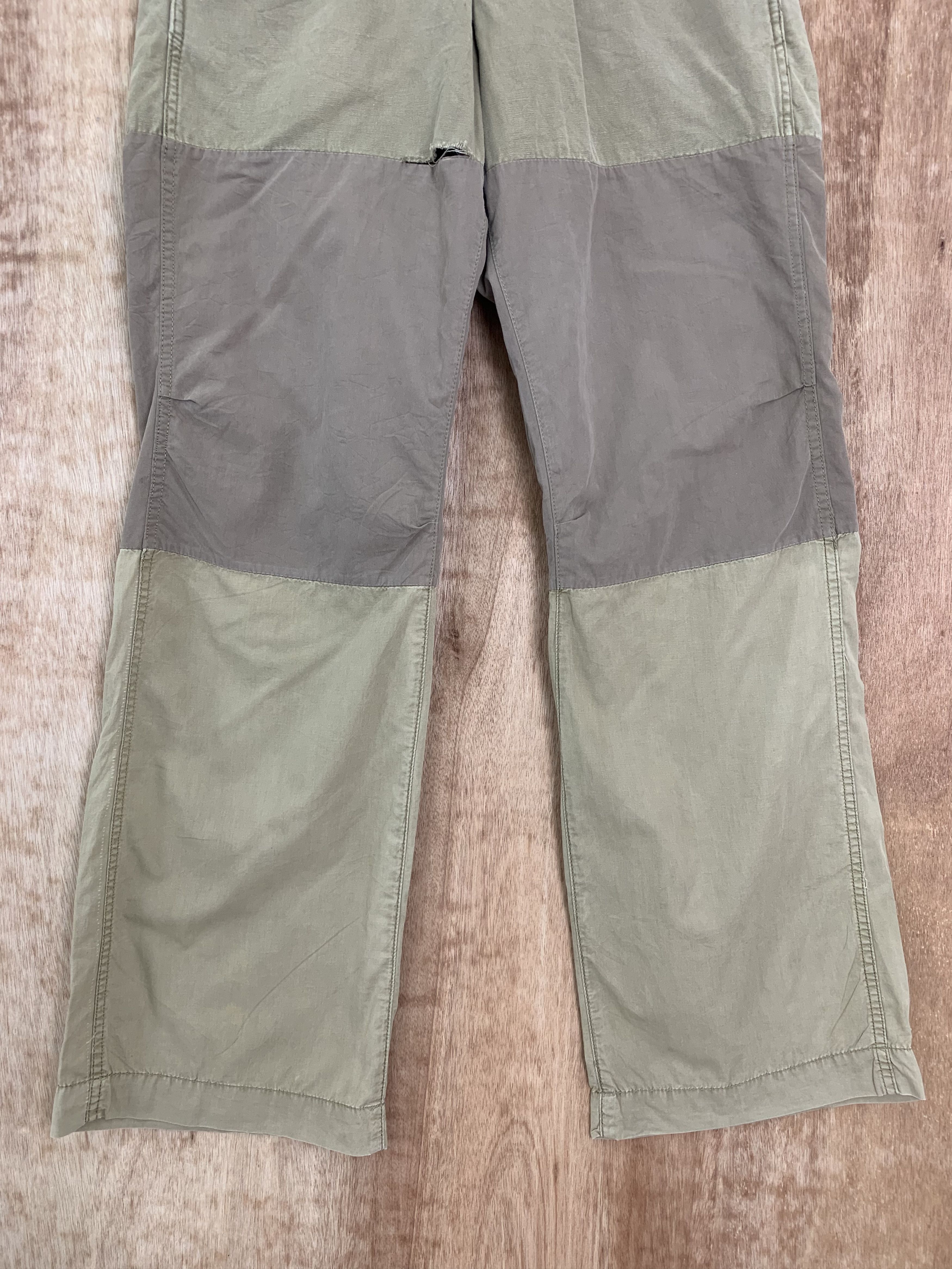 Japanese Brand Double Knee Pants Vintage Streetwear Soft Pants Size US 27 - 3 Thumbnail