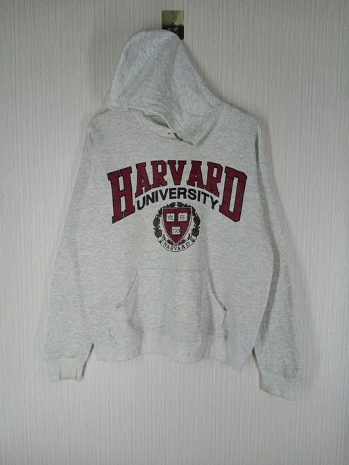 Lee Vintage 90s Harvard University Big Logo Hoodie Sweatshirt Size US M / EU 48-50 / 2 - 1 Thumbnail