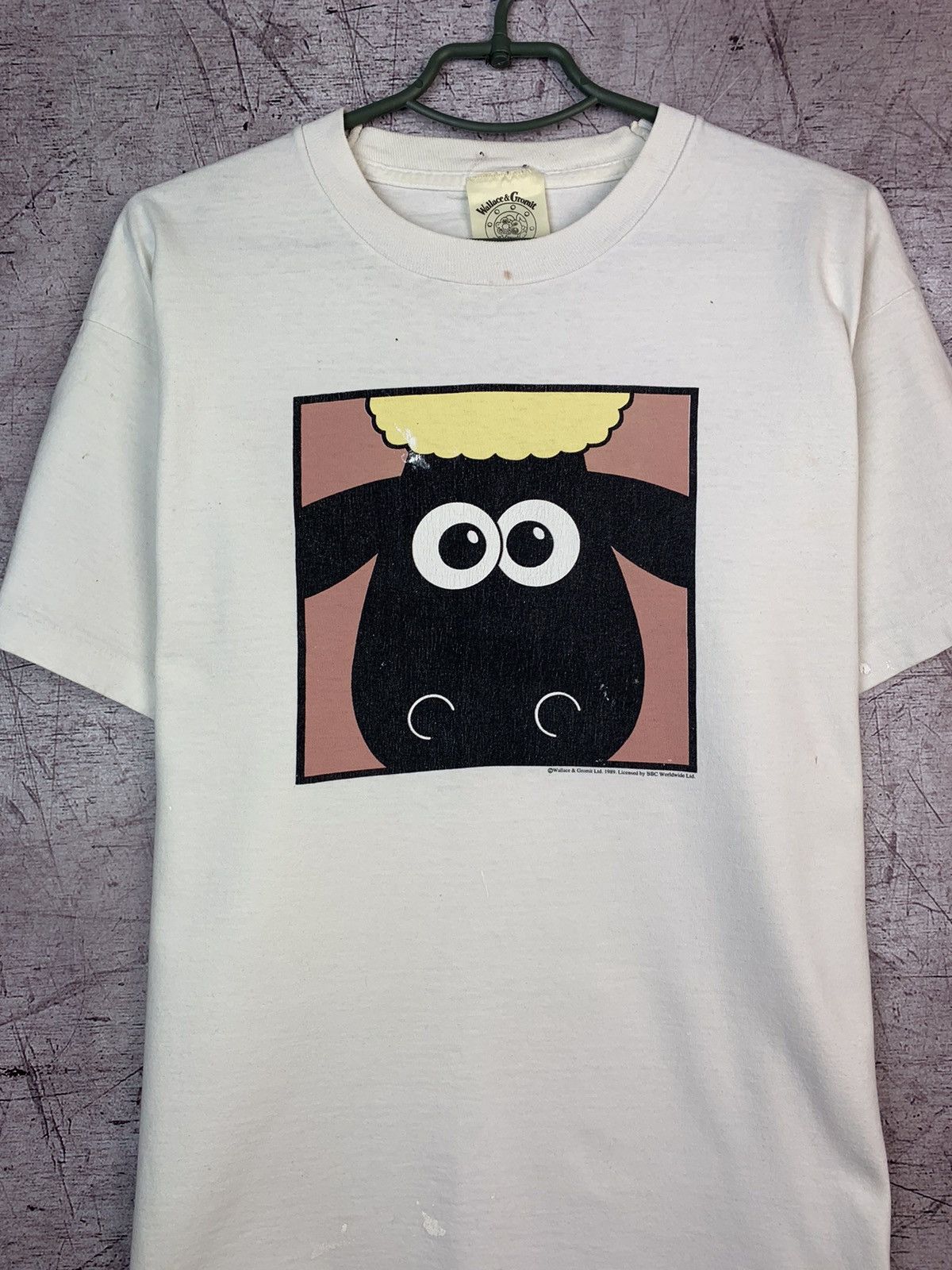 Cartoon Network RARE 1989 Original Vintage Wallace and Gromit Tee Size US XL / EU 56 / 4 - 2 Thumbnail