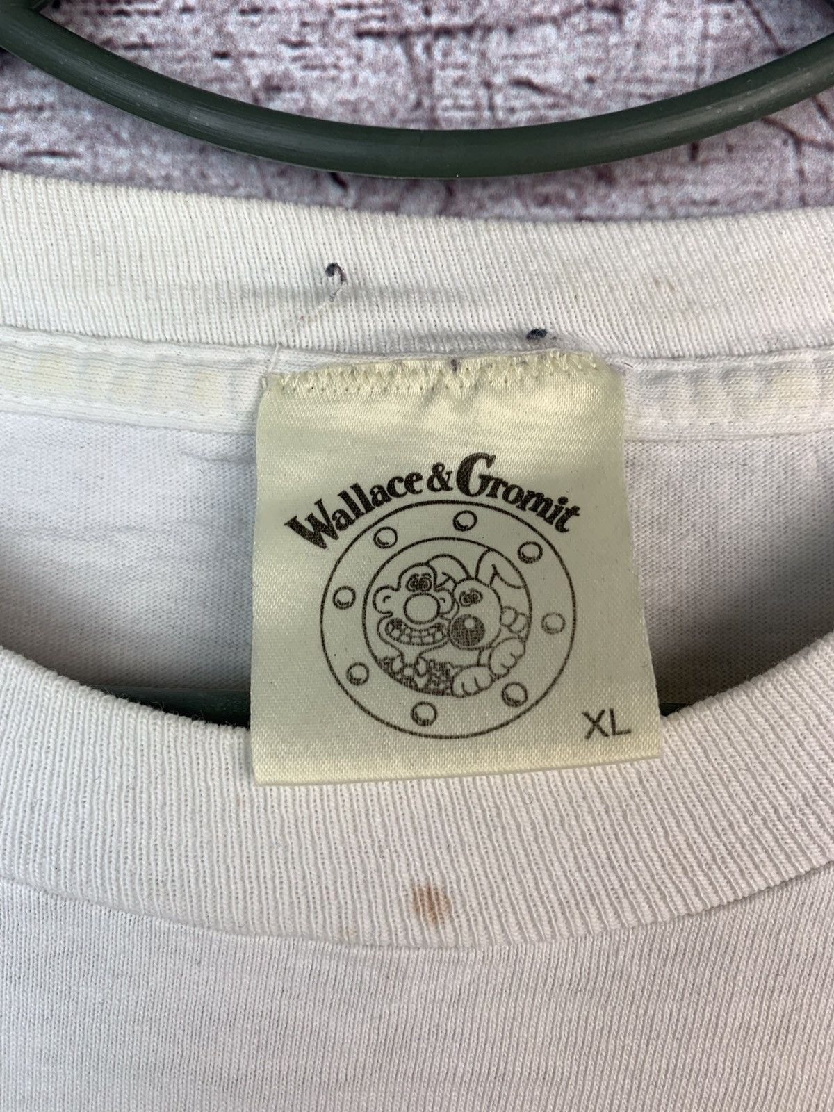 Cartoon Network RARE 1989 Original Vintage Wallace and Gromit Tee Size US XL / EU 56 / 4 - 4 Thumbnail