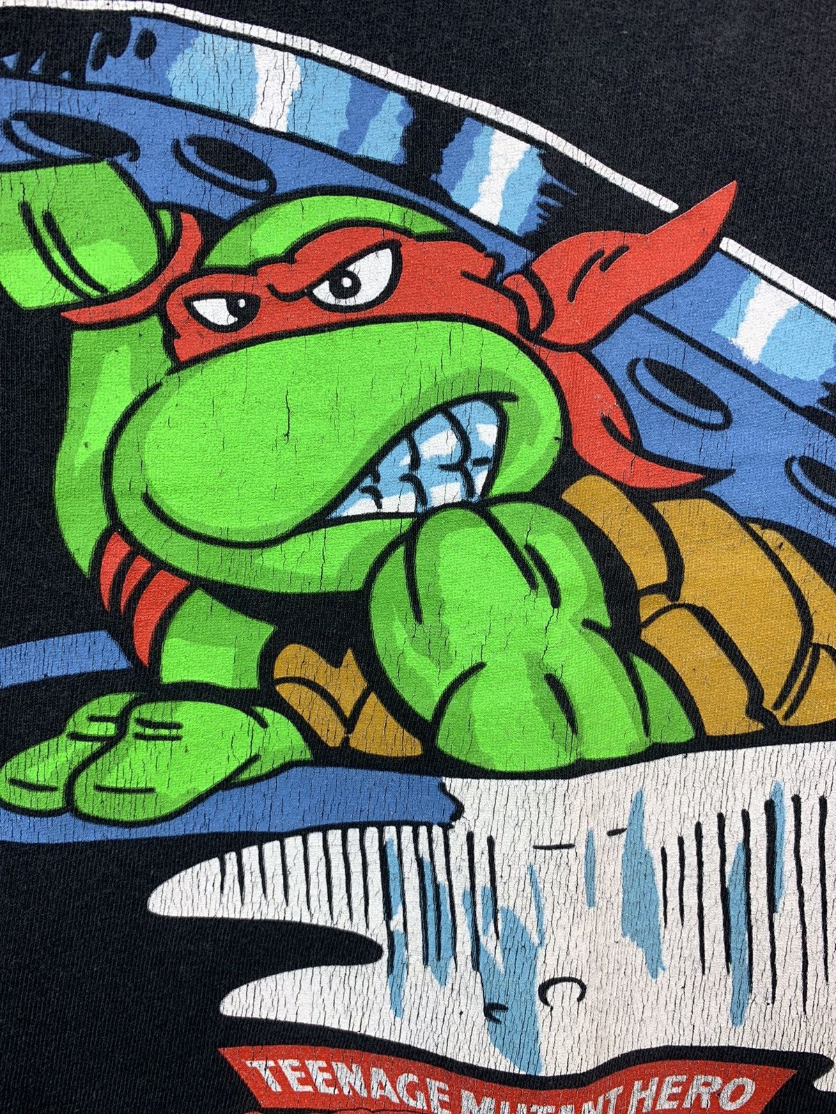 Cartoon Network Rare Teenage Mutant Ninja Turtles 1989 Vintage Tee Size US L / EU 52-54 / 3 - 3 Thumbnail