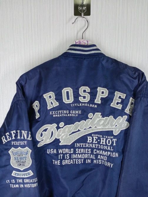 Japanese Brand Vintage 90s Be-Hop Prosper Dignitary Varsity Jacket Size US L / EU 52-54 / 3 - 7 Thumbnail