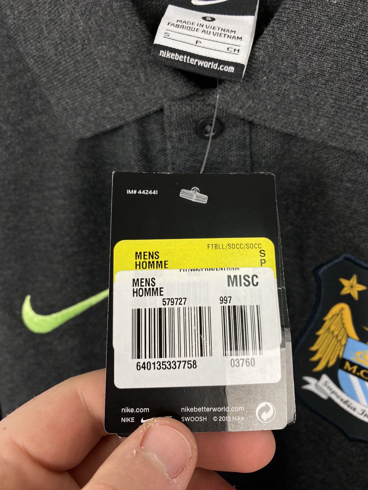 Nike New Manchester City Nike Polo Shirt Juventus PSG Liverpool Size US S / EU 44-46 / 1 - 8 Thumbnail