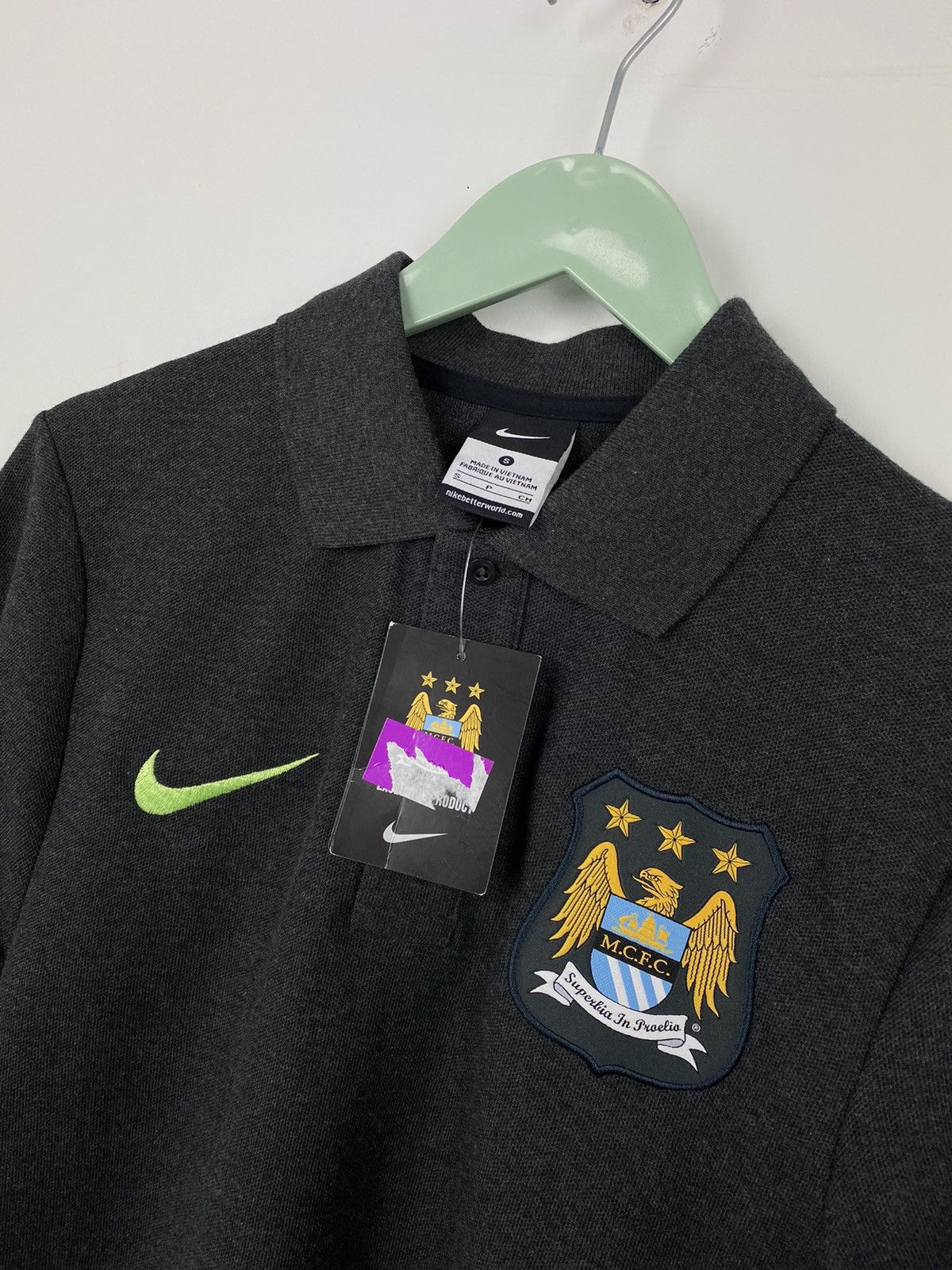 Nike New Manchester City Nike Polo Shirt Juventus PSG Liverpool Size US S / EU 44-46 / 1 - 2 Thumbnail