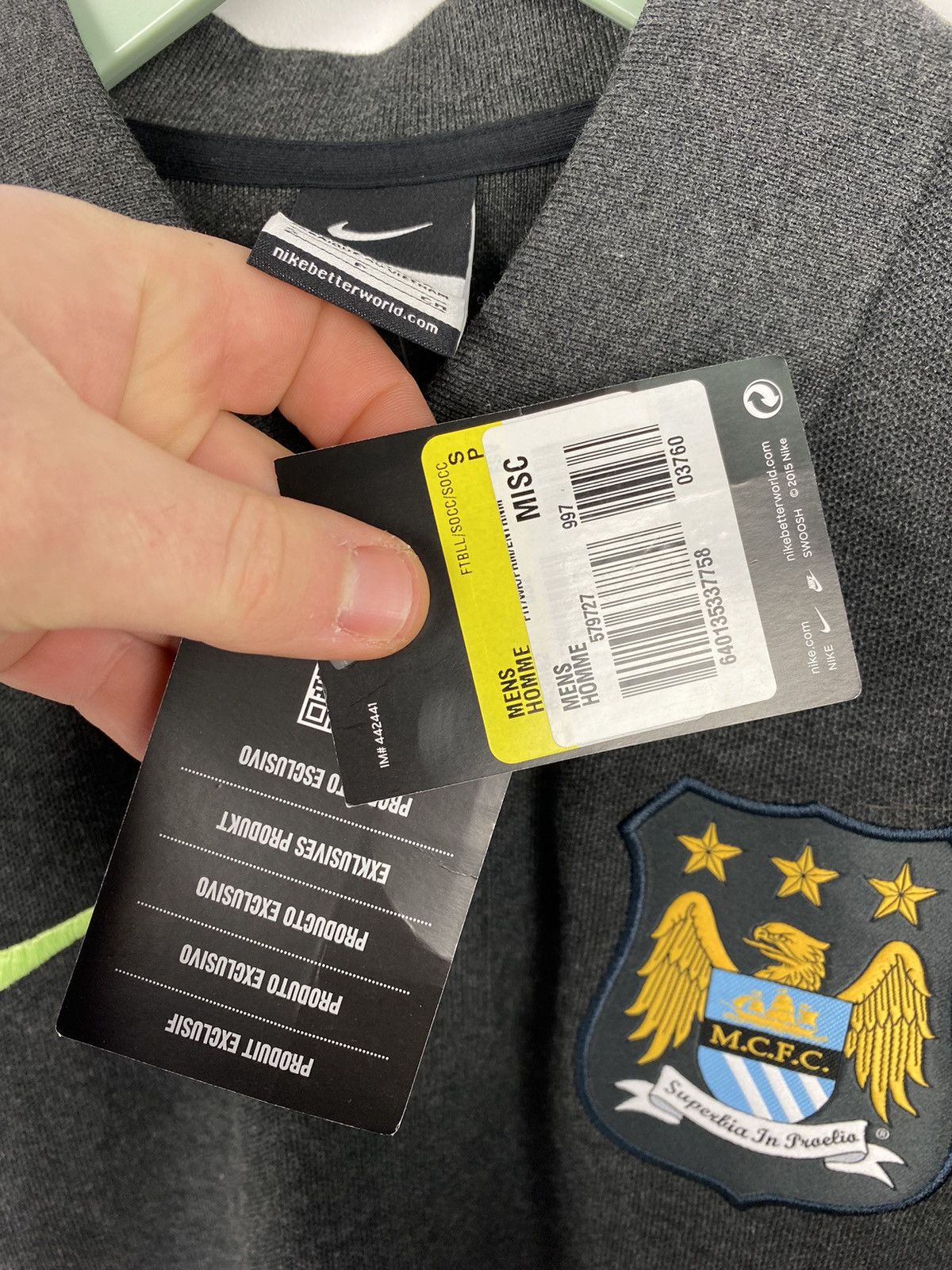Nike New Manchester City Nike Polo Shirt Juventus PSG Liverpool Size US S / EU 44-46 / 1 - 7 Thumbnail