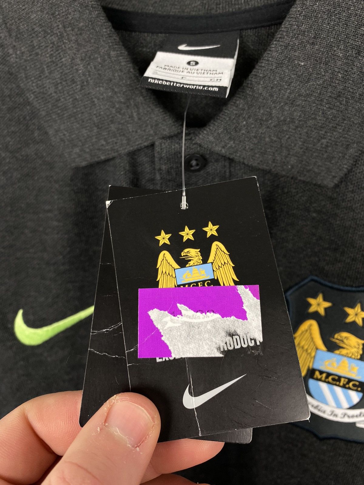 Nike New Manchester City Nike Polo Shirt Juventus PSG Liverpool Size US S / EU 44-46 / 1 - 6 Thumbnail