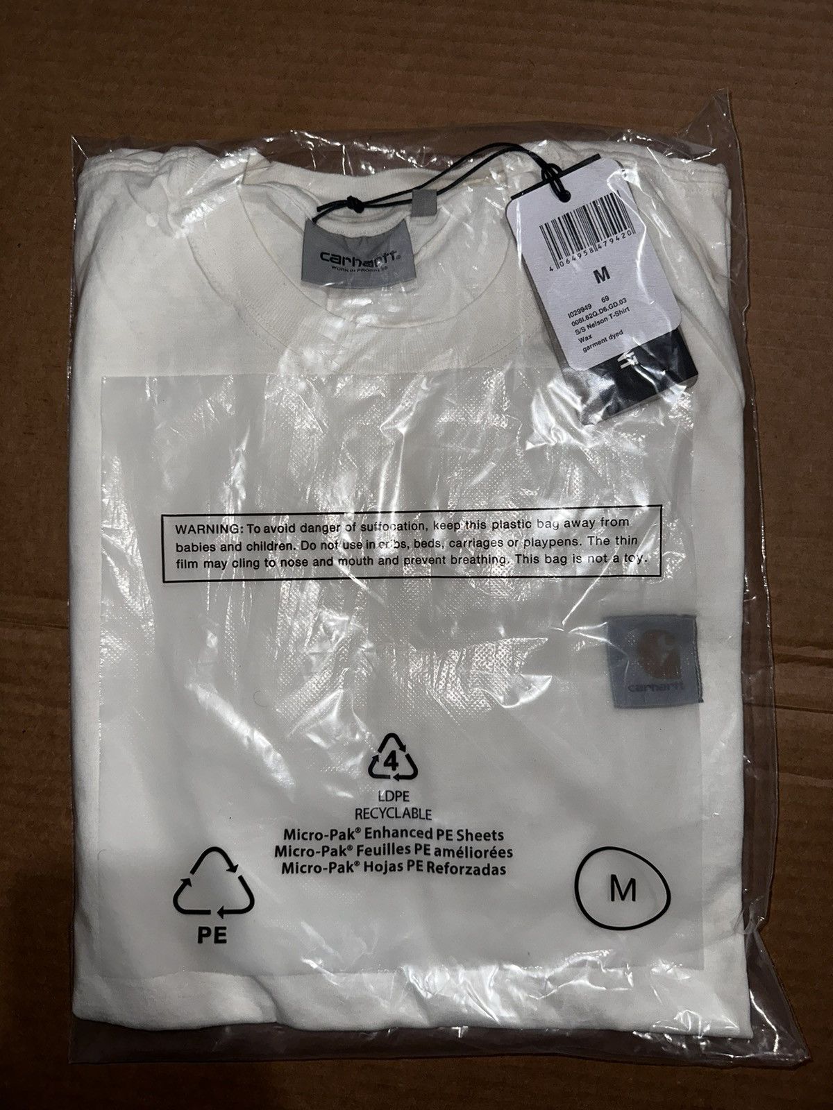 Carhartt Wip Carhartt WIP T-Shirt | Cream/Wax Size US M / EU 48-50 / 2 - 2 Thumbnail