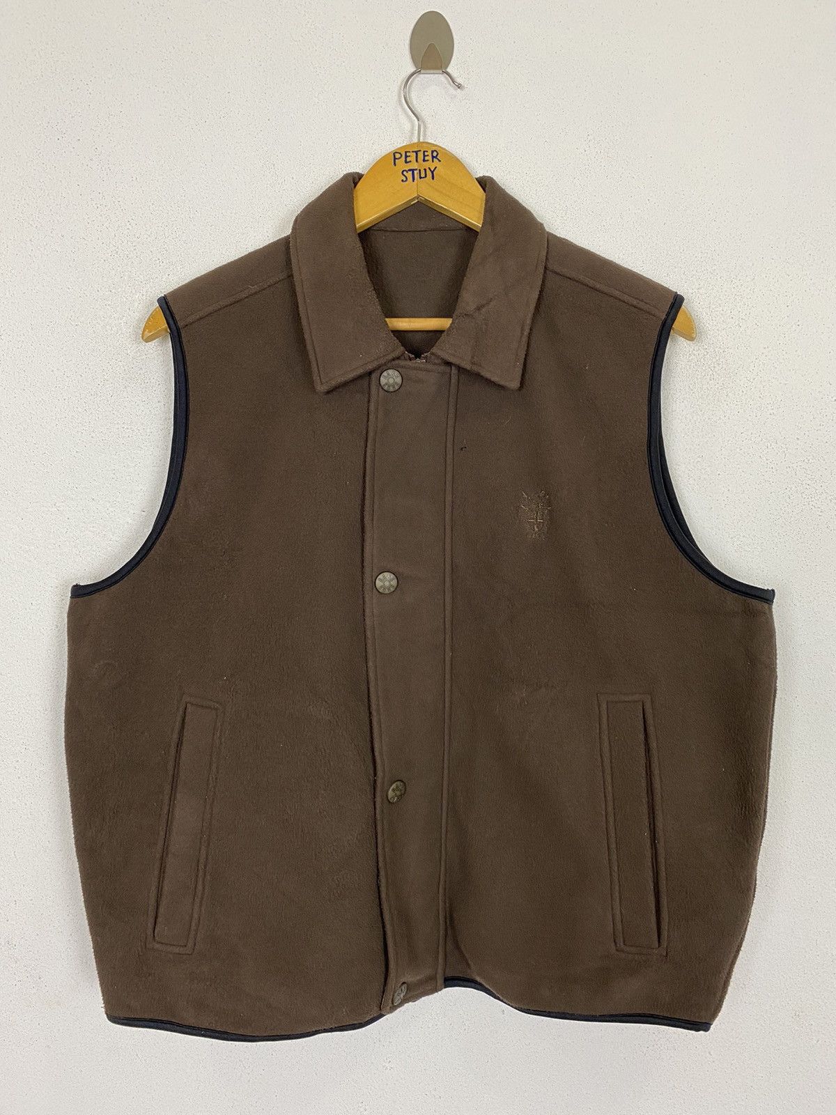 DAKS DAKS-GOLF LONDON FLEECE VEST Size US M / EU 48-50 / 2 - 2 Thumbnail