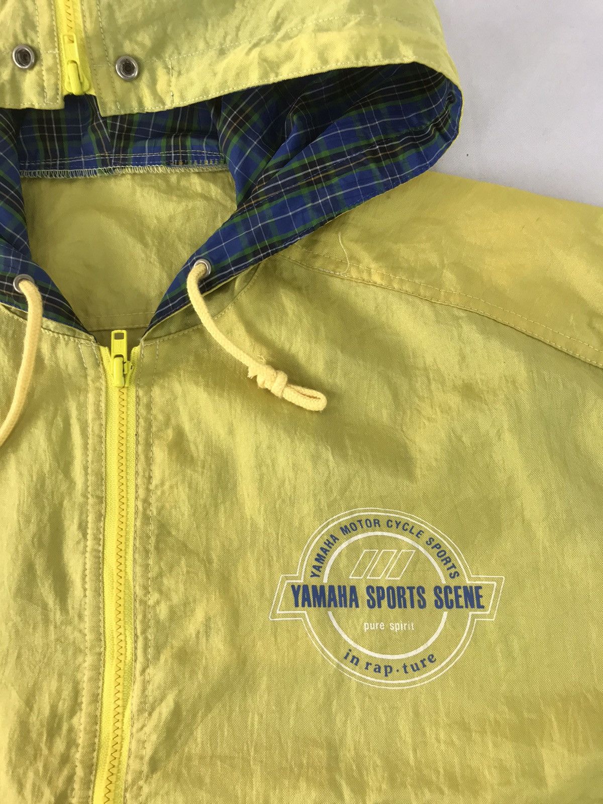 Yamaha 90s Yamaha Motorcycle Riding Biker Wear Hoodies K913j Size US L / EU 52-54 / 3 - 3 Thumbnail