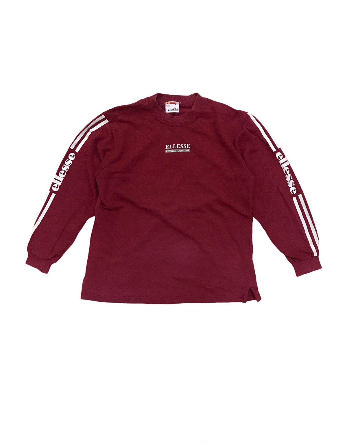 Ellesse × Vintage Vintage Ellesse Perugia Italia 1959 Crewneck Sweatshirt Size US M / EU 48-50 / 2 - 1 Thumbnail