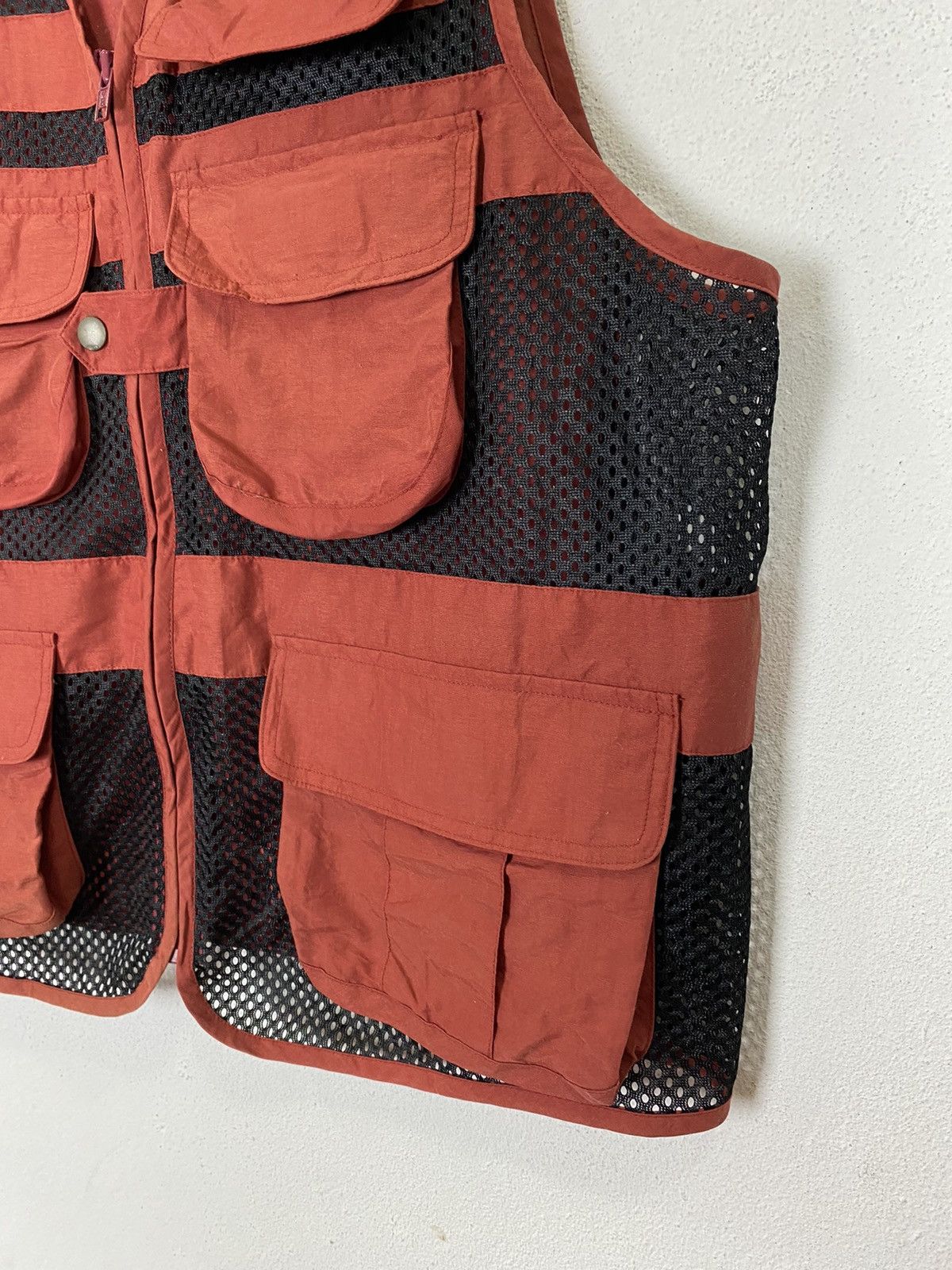 Japanese Brand ALAIN DELON MULTIPOCKET NYLON VEST Size US L / EU 52-54 / 3 - 5 Thumbnail