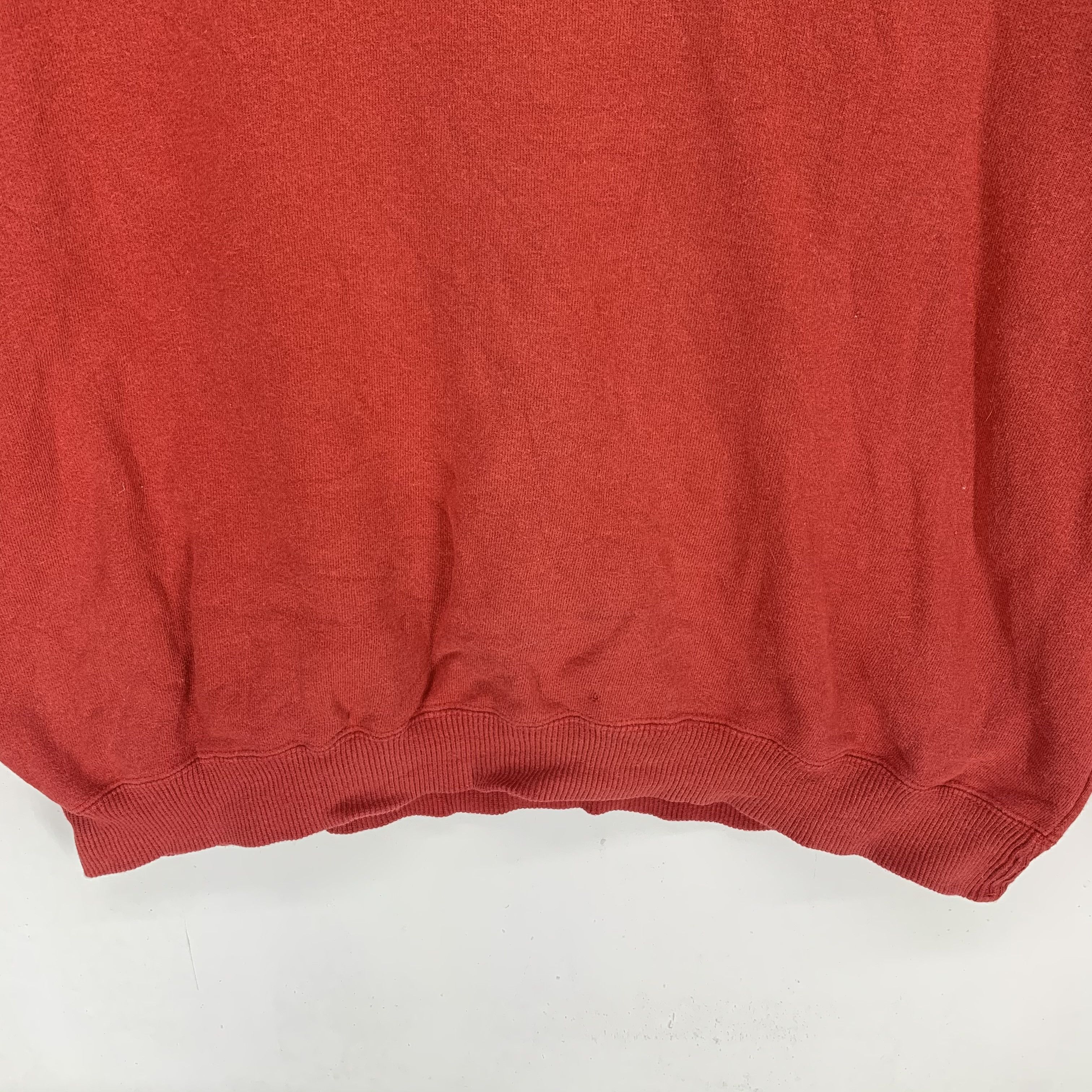 Japanese Brand Dogcigar Wild Side Wing Big Logo Red Sweatshirt #2888-90 Size US L / EU 52-54 / 3 - 6 Thumbnail