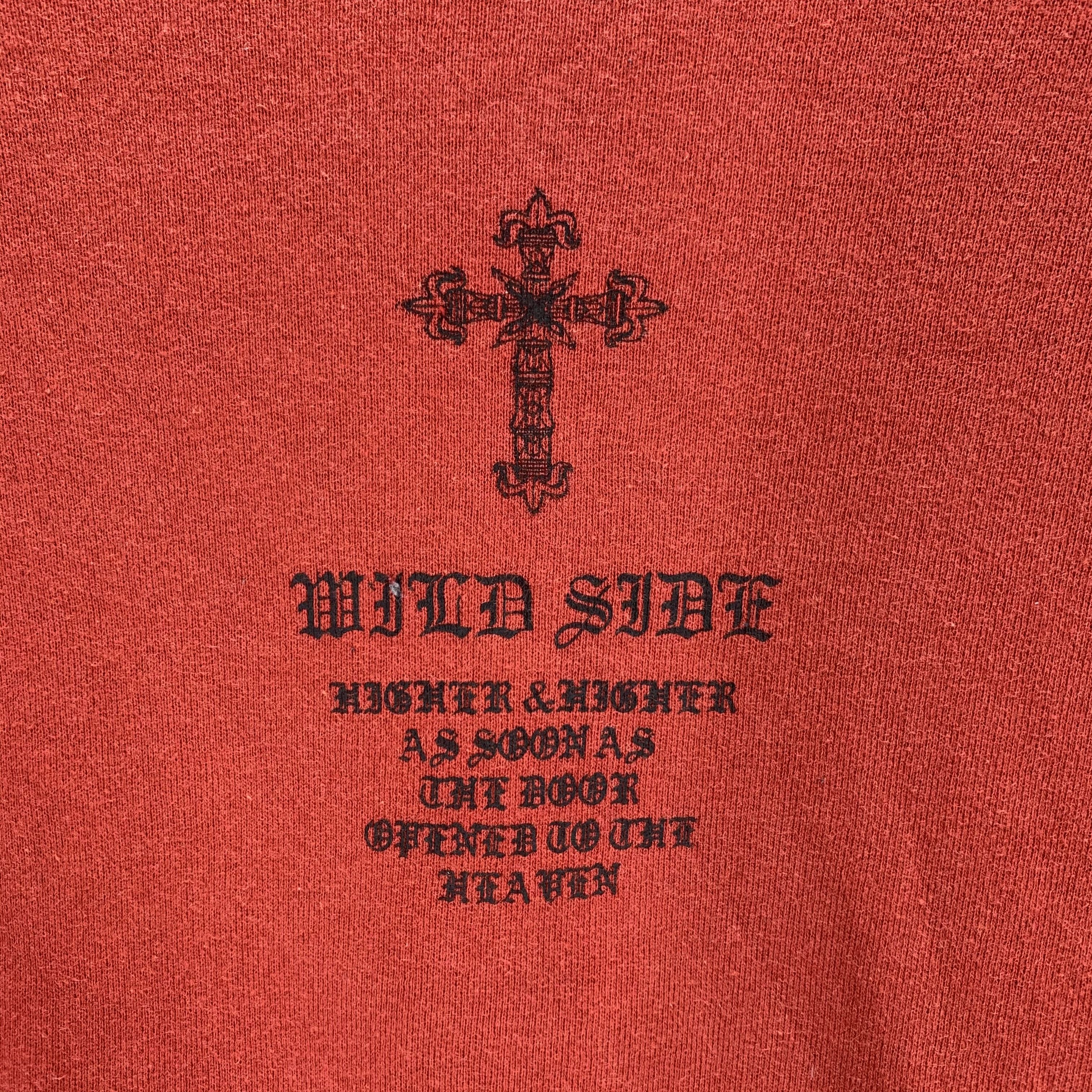 Japanese Brand Dogcigar Wild Side Wing Big Logo Red Sweatshirt #2888-90 Size US L / EU 52-54 / 3 - 5 Thumbnail