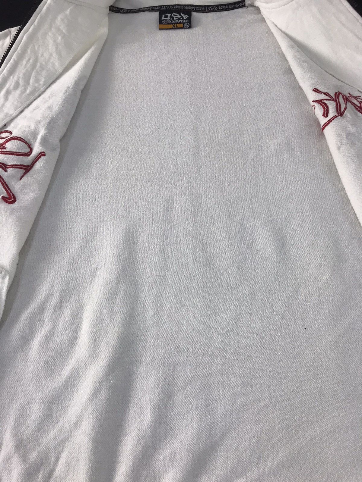 Japanese Brand OSB One Sunday Best Hoodies Zipper Graffiti Embroidered Size US XL / EU 56 / 4 - 5 Thumbnail