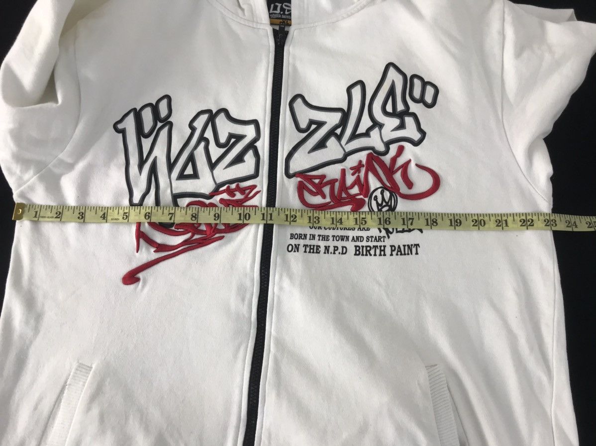 Japanese Brand OSB One Sunday Best Hoodies Zipper Graffiti Embroidered Size US XL / EU 56 / 4 - 10 Thumbnail