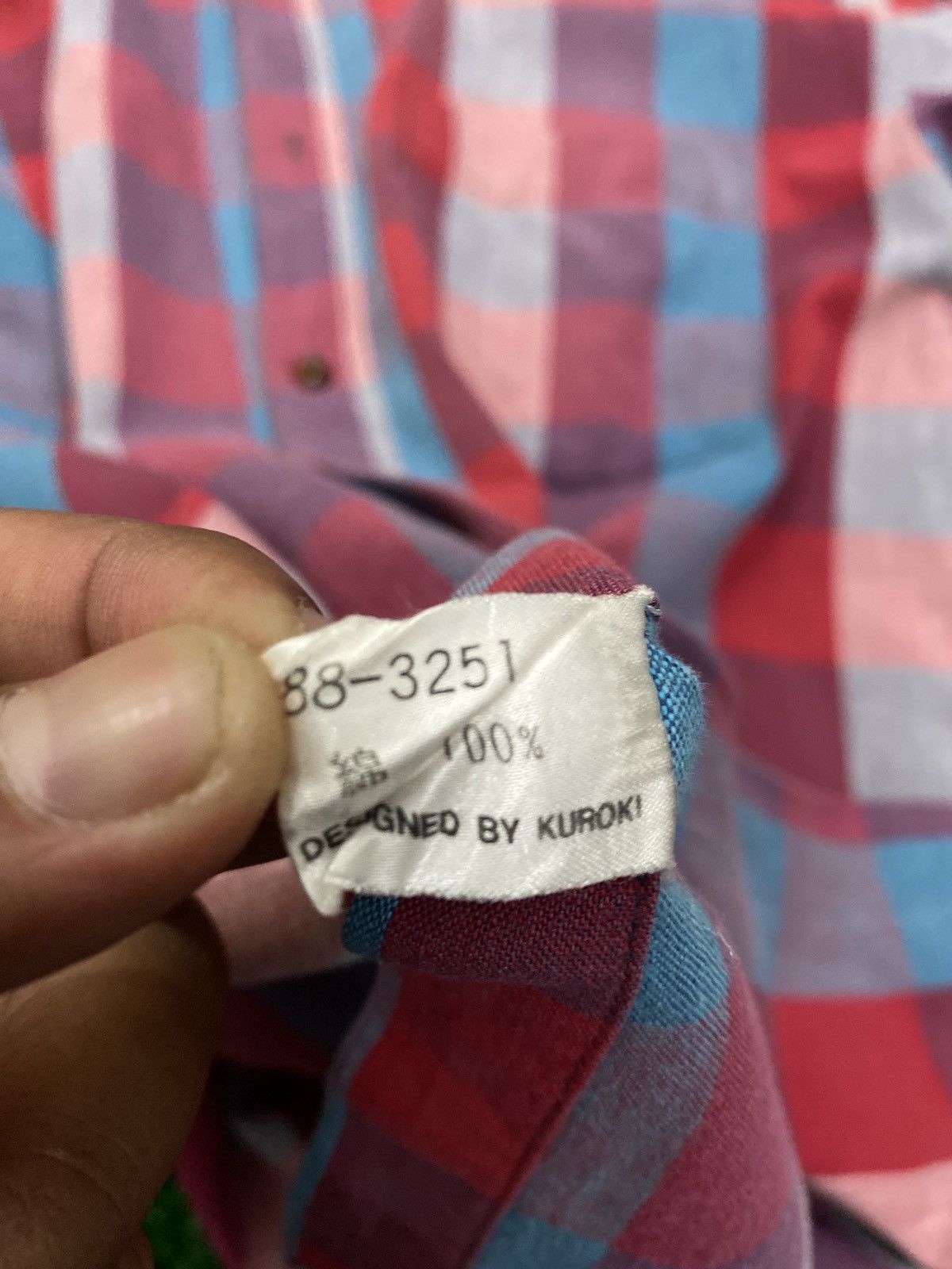 Flannel × Japanese Brand Flannel shirt by Kuroki Size US M / EU 48-50 / 2 - 5 Thumbnail