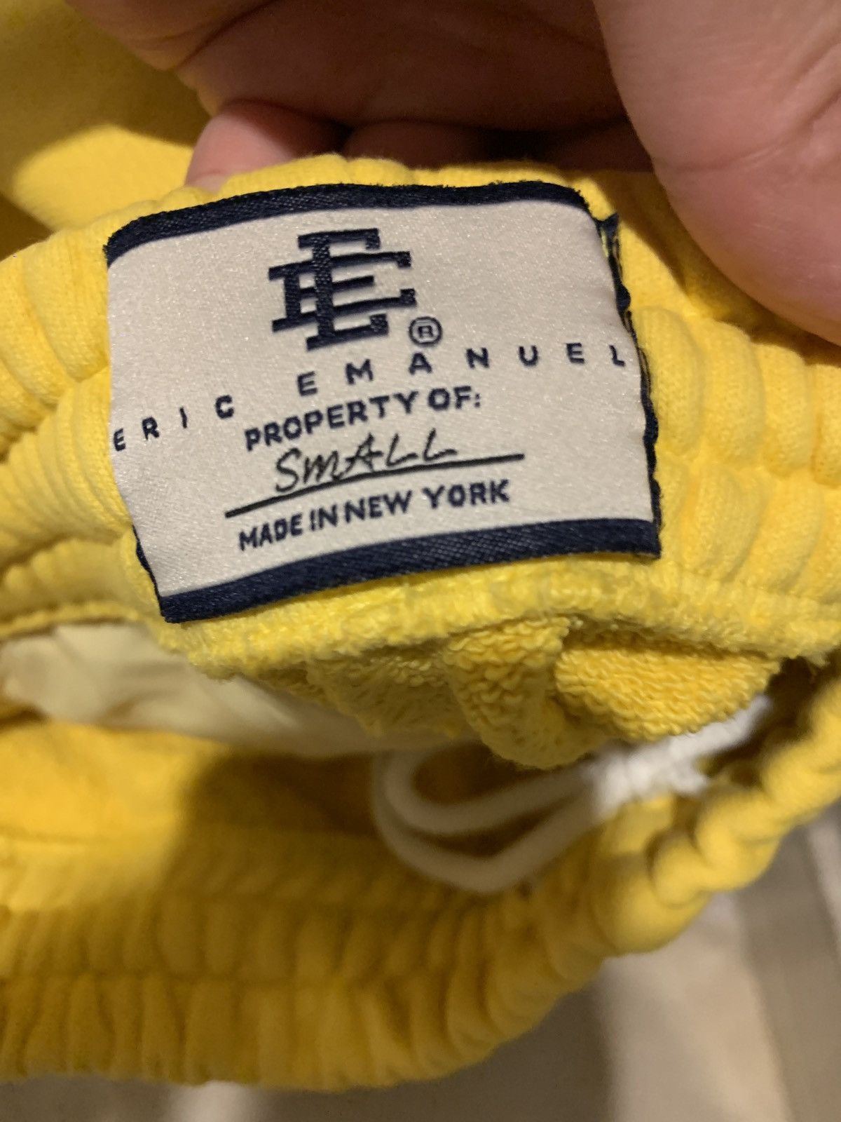 Eric Emanuel Eric Emanuel Basic Sweatpants Yellow Small Size US 30 / EU 46 - 4 Thumbnail