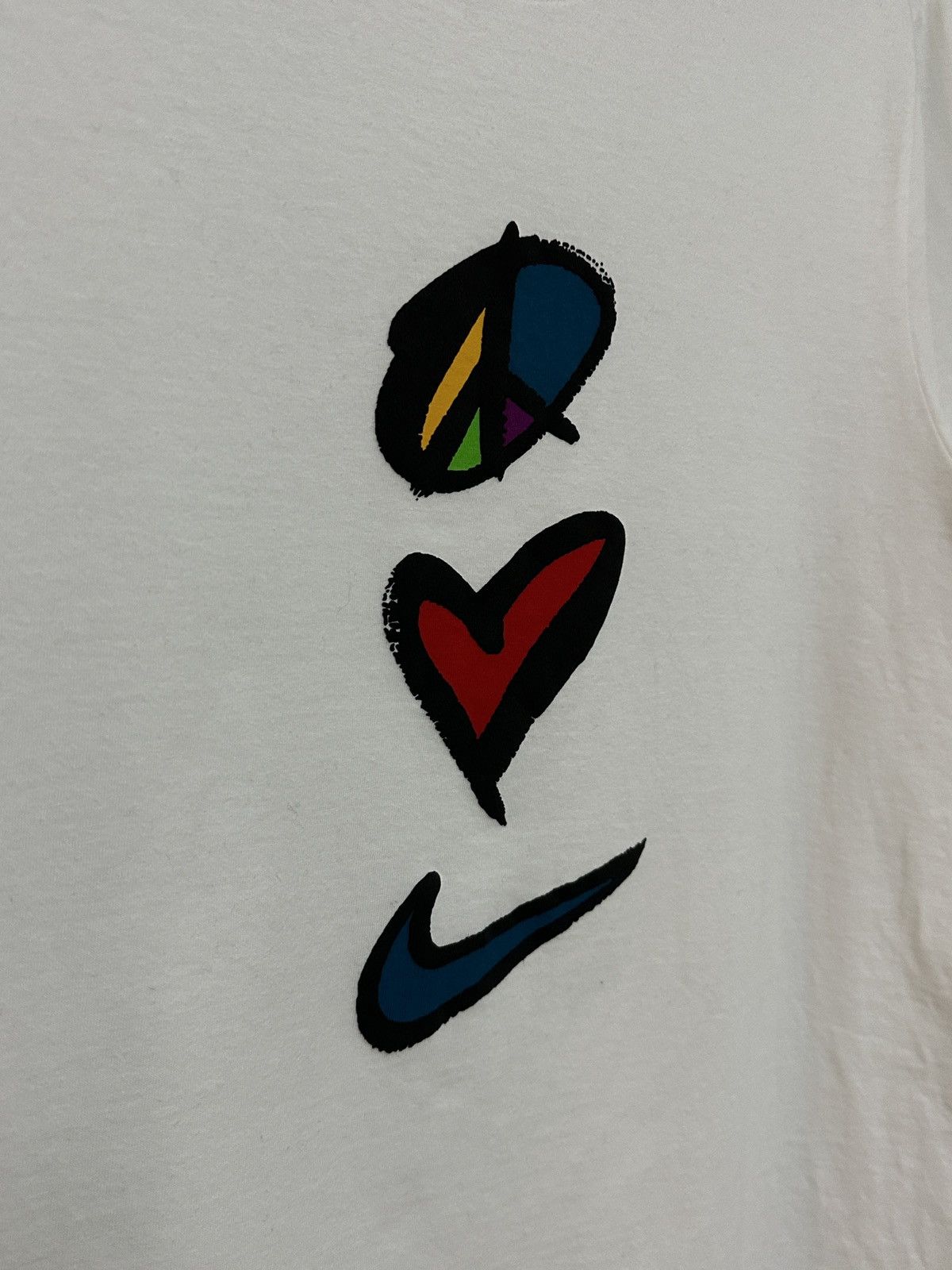 Nike “Peace Love Nike” Tee - Sz S Size US S / EU 44-46 / 1 - 3 Thumbnail
