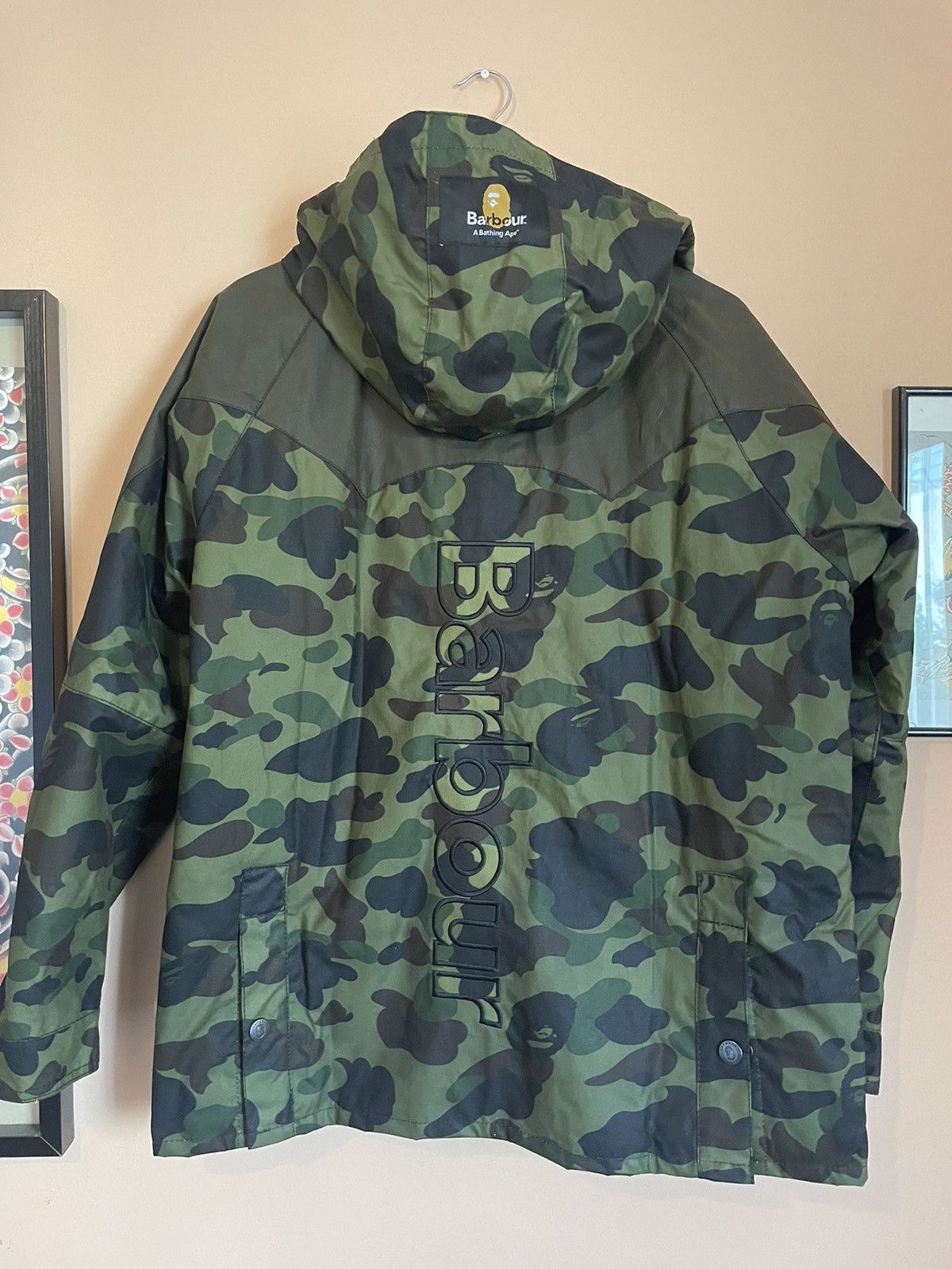 Bape × Barbour Bape x Barbour Snowboard Bedale Jacket Size US L / EU 52-54 / 3 - 3 Thumbnail