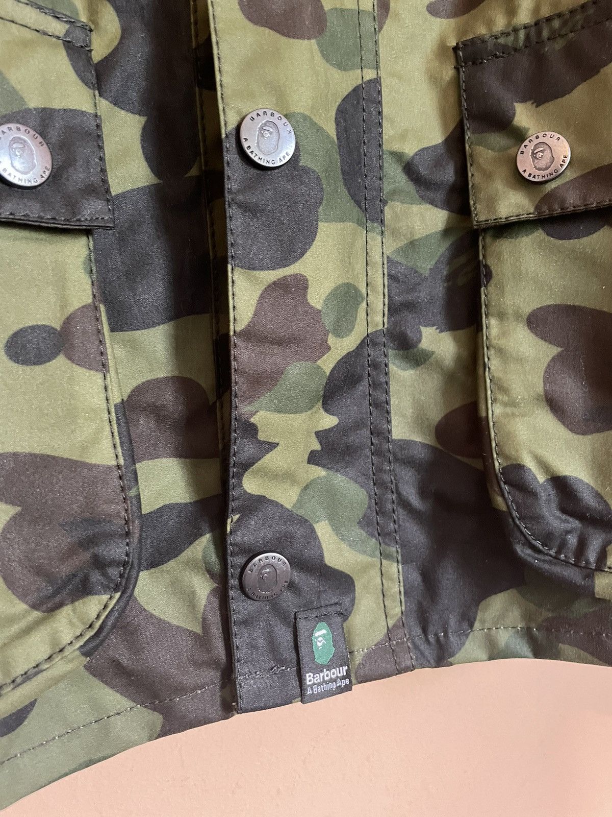 Bape × Barbour Bape x Barbour Snowboard Bedale Jacket Size US L / EU 52-54 / 3 - 7 Thumbnail