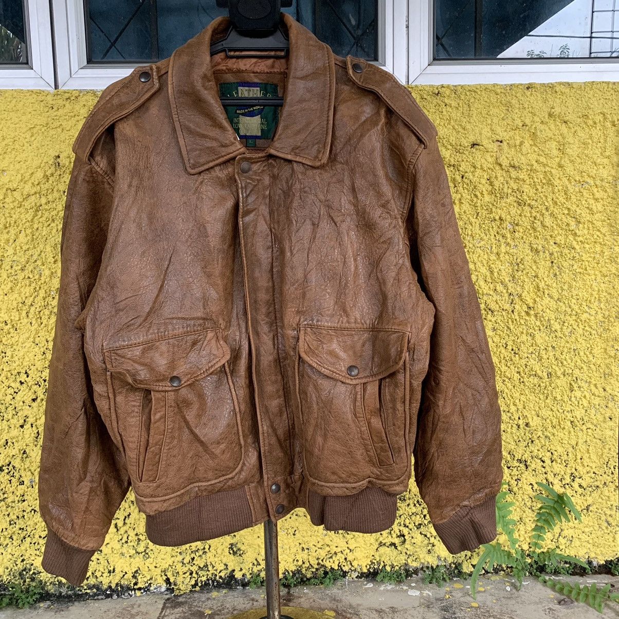 Leather Sheep Leather Jacket vintage Size US L / EU 52-54 / 3 - 4 Thumbnail