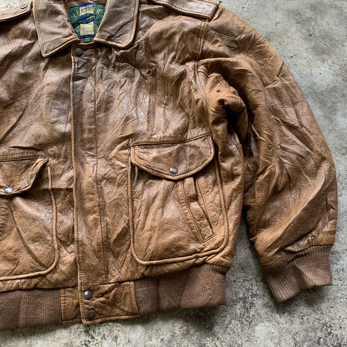 Leather Sheep Leather Jacket vintage Size US L / EU 52-54 / 3 - 13 Thumbnail