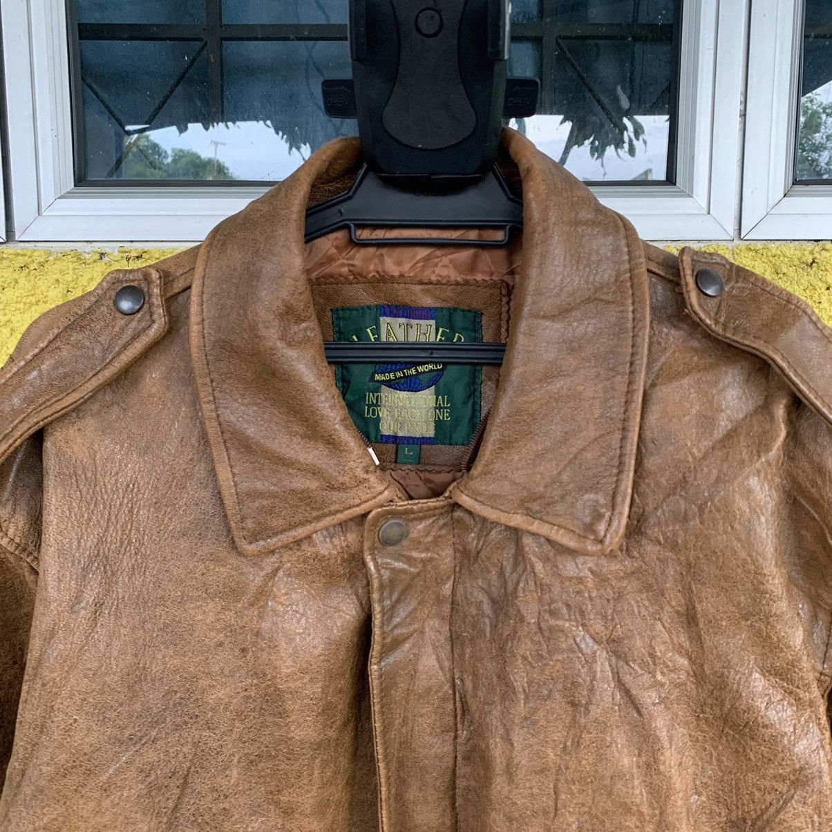 Leather Sheep Leather Jacket vintage Size US L / EU 52-54 / 3 - 6 Thumbnail