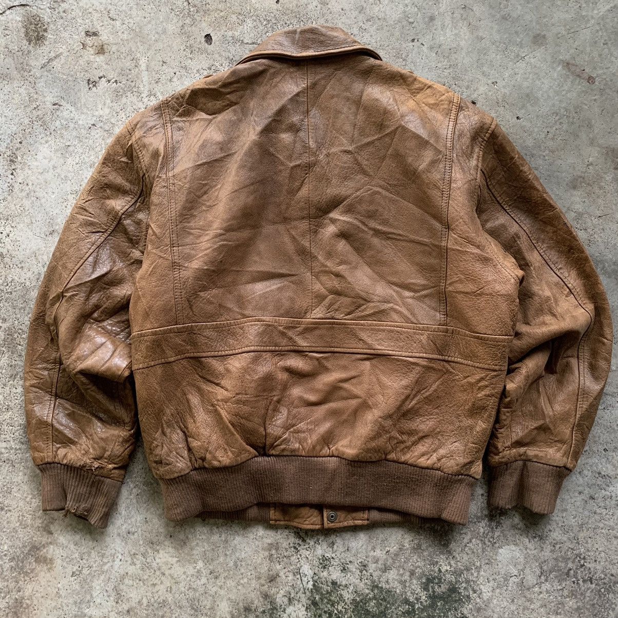 Leather Sheep Leather Jacket vintage Size US L / EU 52-54 / 3 - 22 Thumbnail