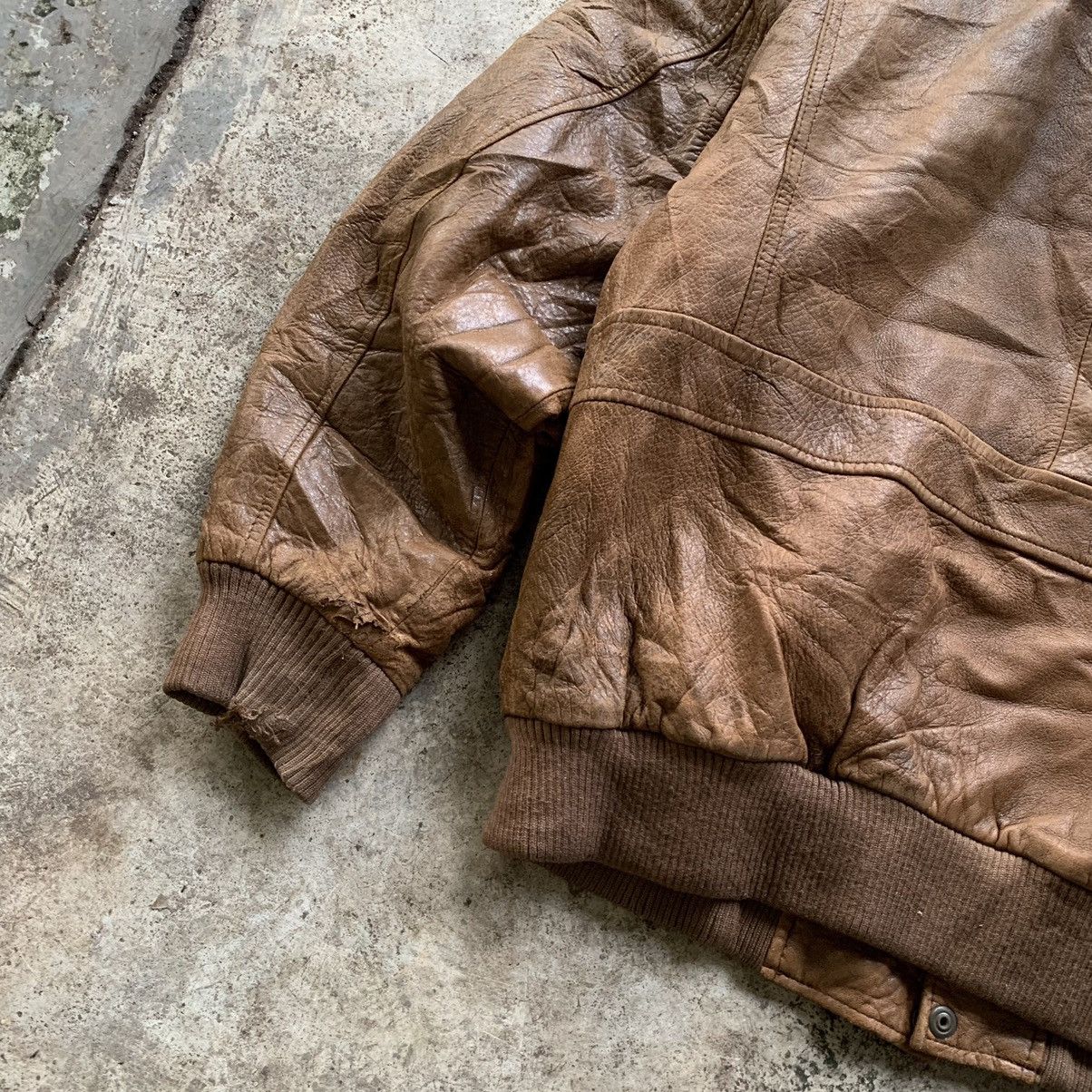 Leather Sheep Leather Jacket vintage Size US L / EU 52-54 / 3 - 23 Thumbnail