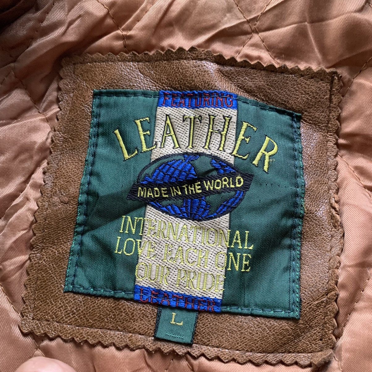 Leather Sheep Leather Jacket vintage Size US L / EU 52-54 / 3 - 21 Thumbnail