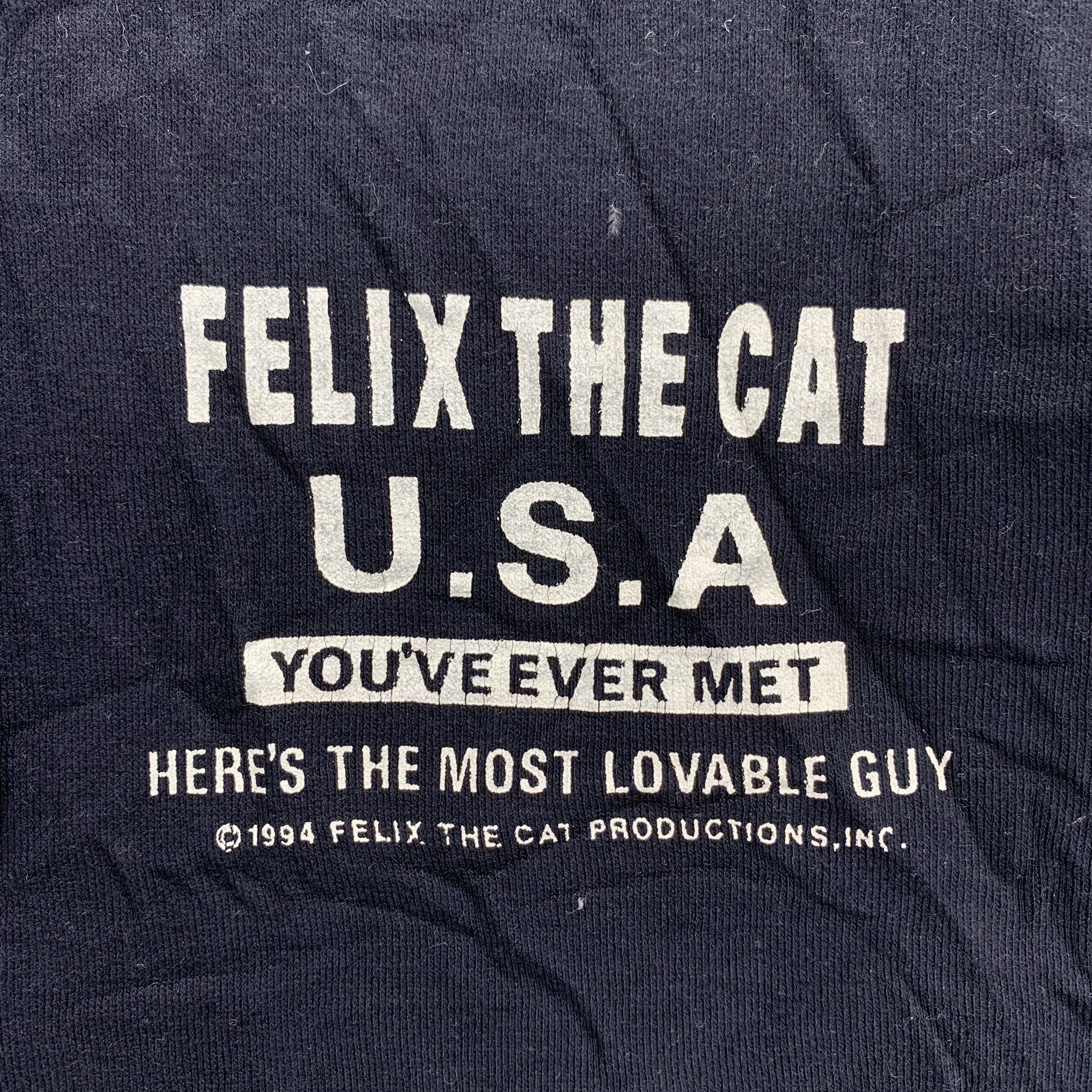 Felix The Cat Big Face Logo Zipper Hoodie Jacket #3153-97