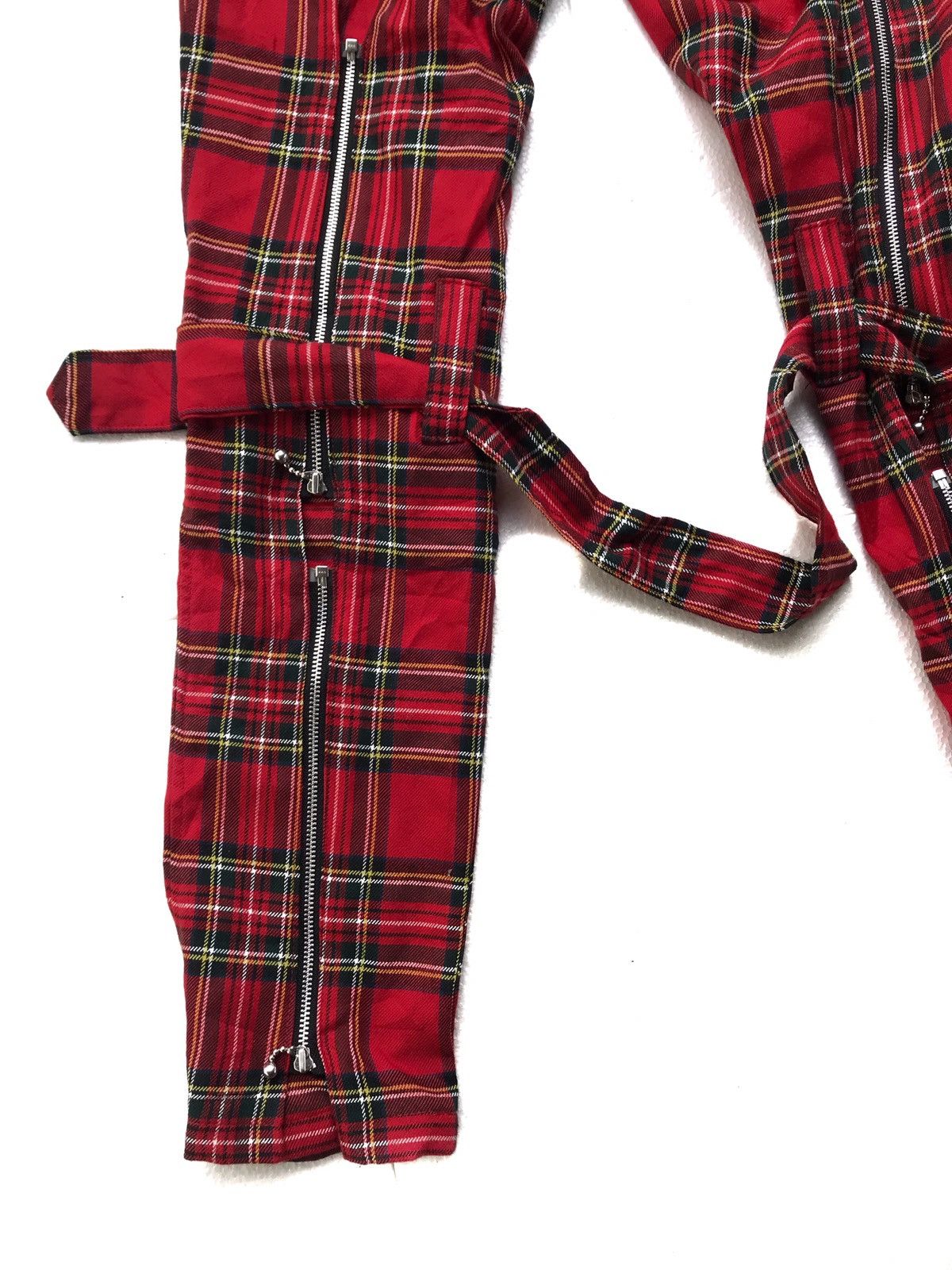 Japanese Brand × Seditionaries Made In Japan Checkered Zipper Punk Bondage Pants Size US 26 / EU 42 - 8 Thumbnail