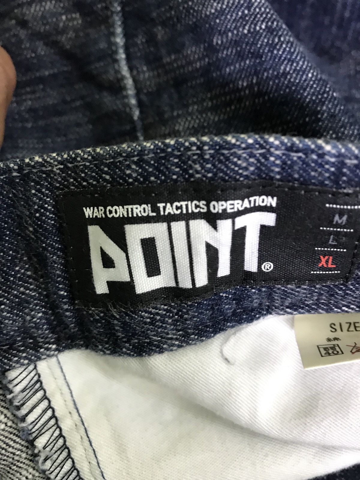 Japanese Brand Japanese Brand Point Baggy Denim Jeans Made In Japan Size US 32 / EU 48 - 10 Thumbnail