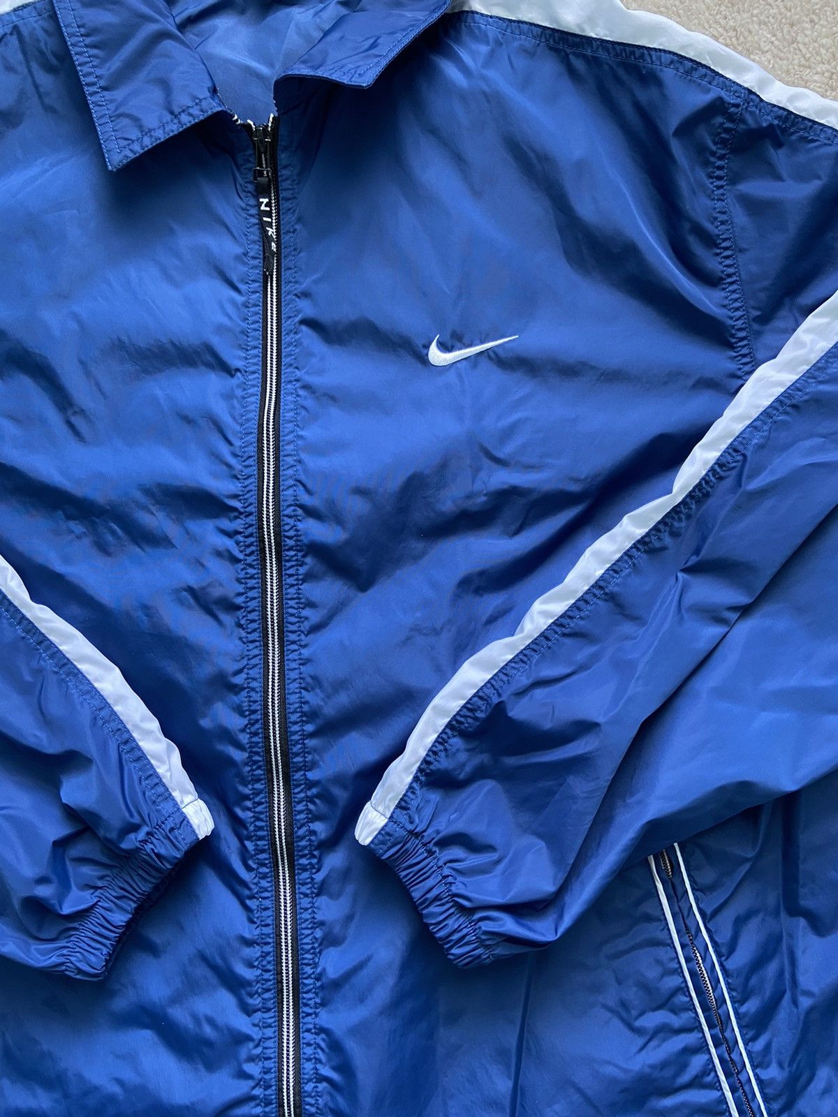 Nike Nike Full Zip Windbreaker Track Jacket Size L Size US L / EU 52-54 / 3 - 4 Thumbnail
