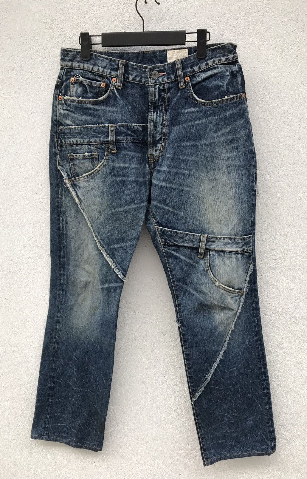 If Six Was Nine × Japanese Brand Antgauge rare design patchwork jeans Size US 30 / EU 46 - 1 Thumbnail