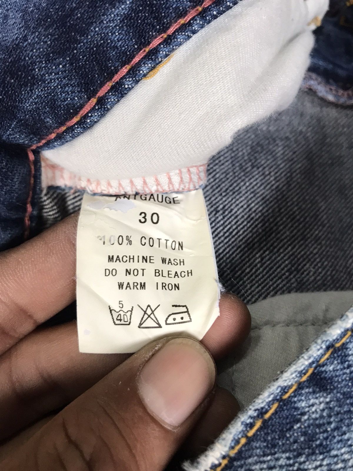 If Six Was Nine × Japanese Brand Antgauge rare design patchwork jeans Size US 30 / EU 46 - 11 Thumbnail