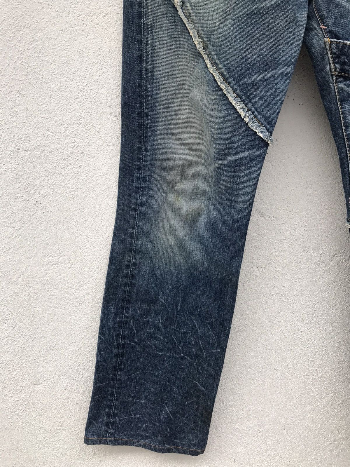 If Six Was Nine × Japanese Brand Antgauge rare design patchwork jeans Size US 30 / EU 46 - 4 Thumbnail