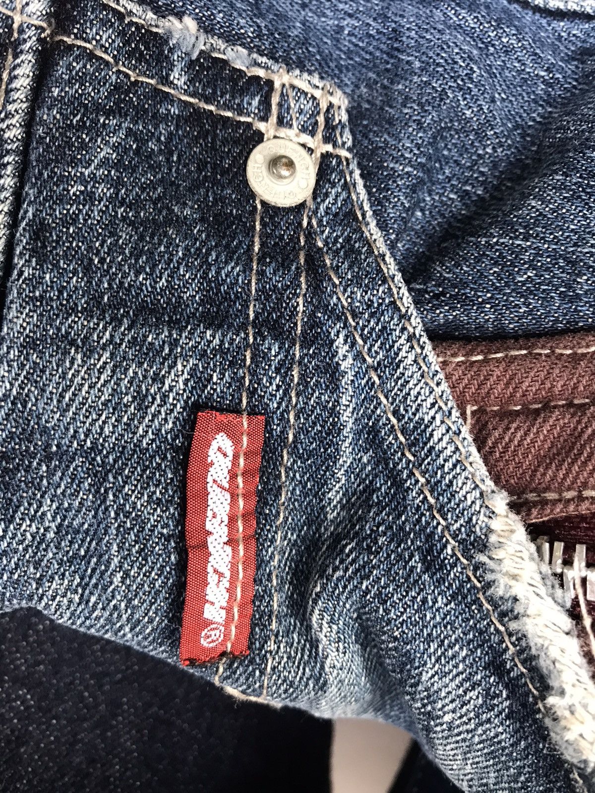 Japanese Brand Made In japan Quench Distressed Jeans Size US 34 / EU 50 - 13 Thumbnail