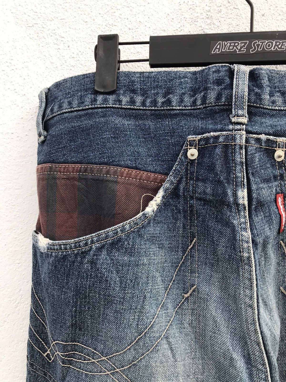 Japanese Brand Made In japan Quench Distressed Jeans Size US 34 / EU 50 - 11 Thumbnail