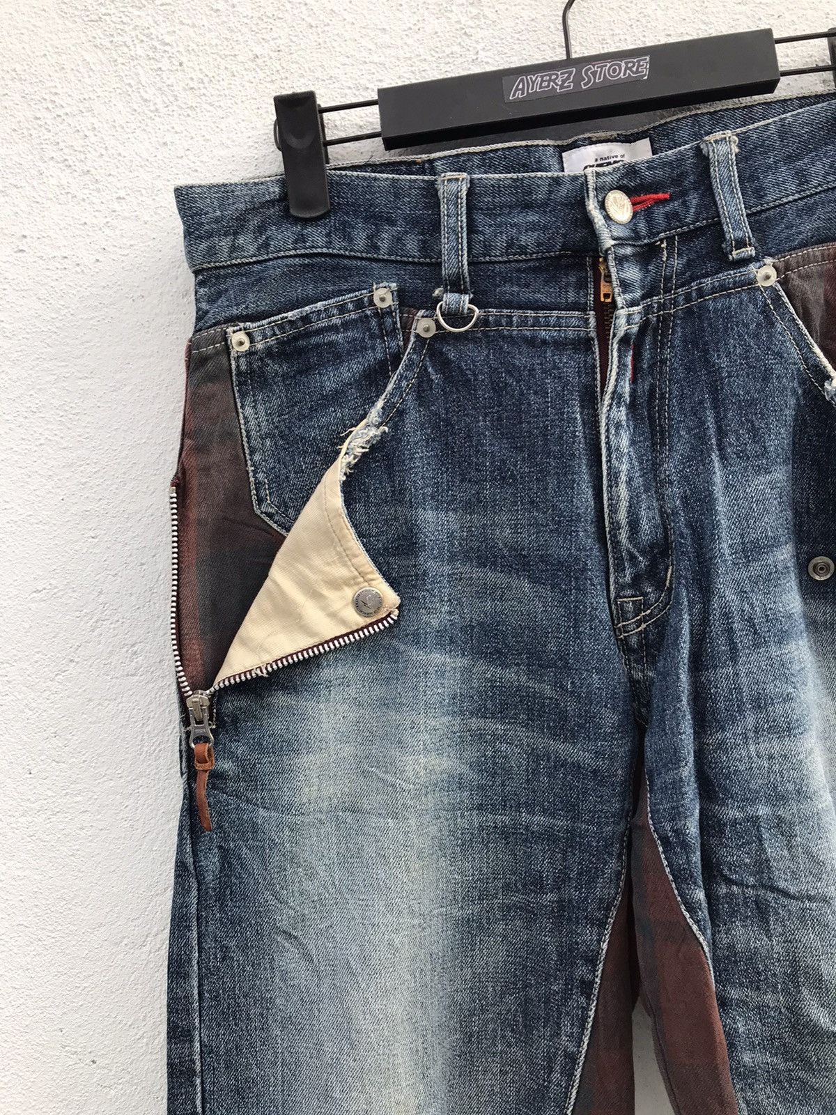 Japanese Brand Made In japan Quench Distressed Jeans Size US 34 / EU 50 - 6 Thumbnail