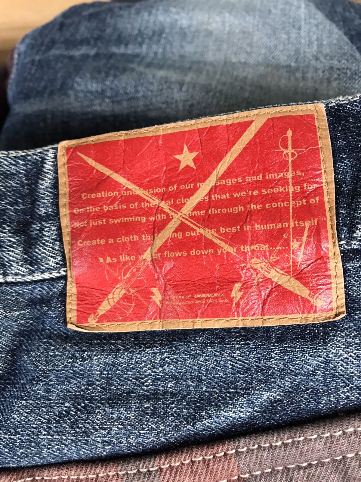 Japanese Brand Made In japan Quench Distressed Jeans Size US 34 / EU 50 - 12 Thumbnail