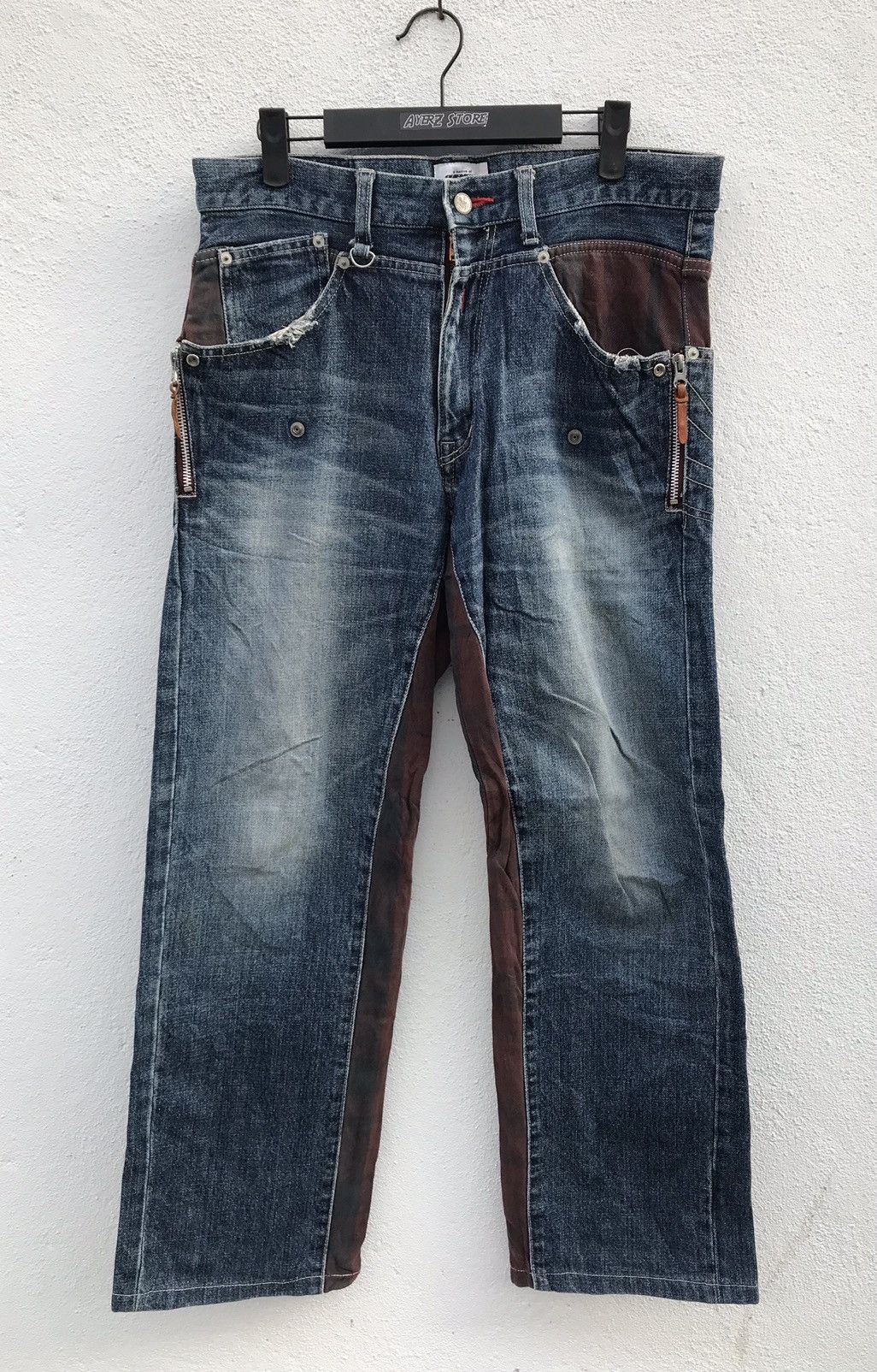 Japanese Brand Made In japan Quench Distressed Jeans Size US 34 / EU 50 - 2 Thumbnail