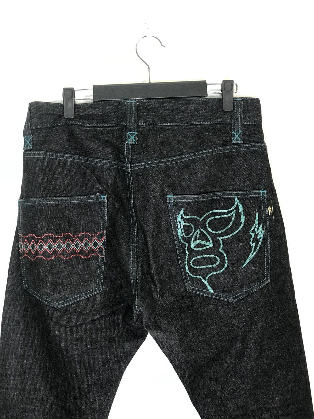 If Six Was Nine × Japanese Brand For Wrestling Fanatics Denim Jeans Made In Japan Size US 32 / EU 48 - 8 Thumbnail
