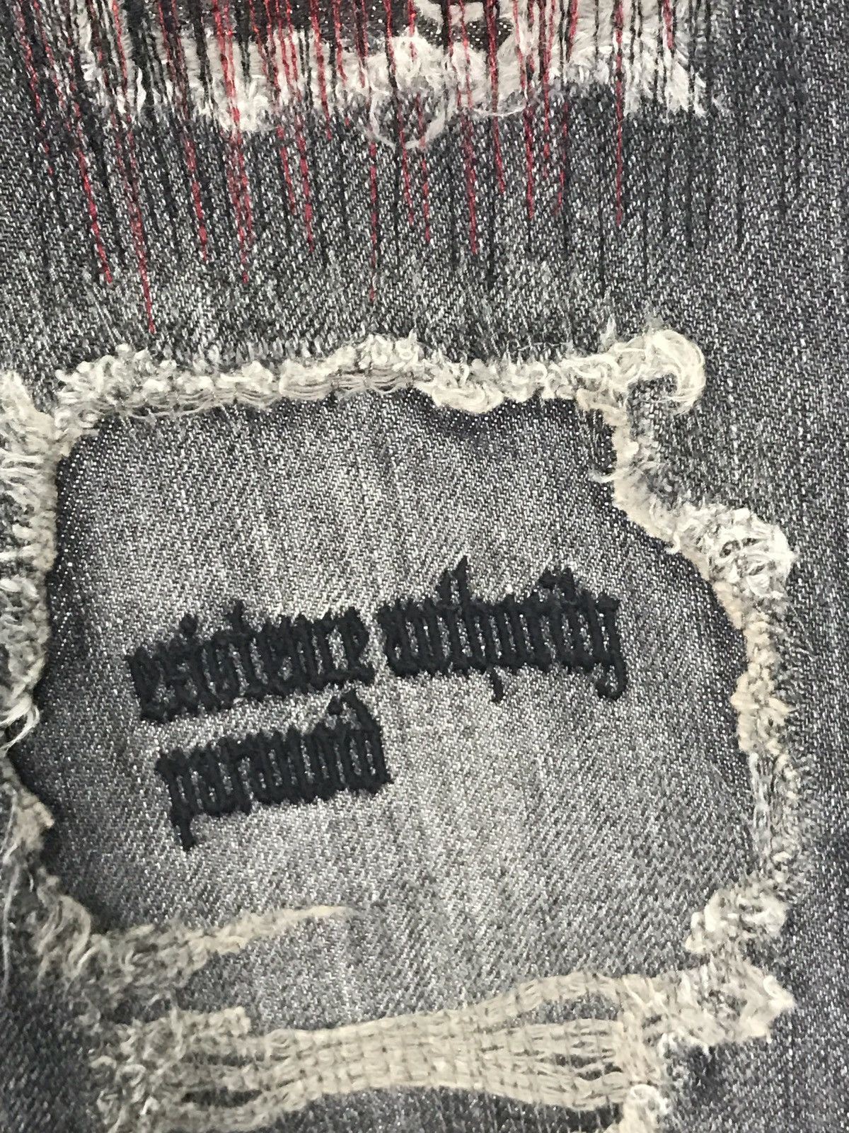 Japanese Brand Made in Japan Paranoid Distressed Denim Jeans Size US 34 / EU 50 - 5 Thumbnail