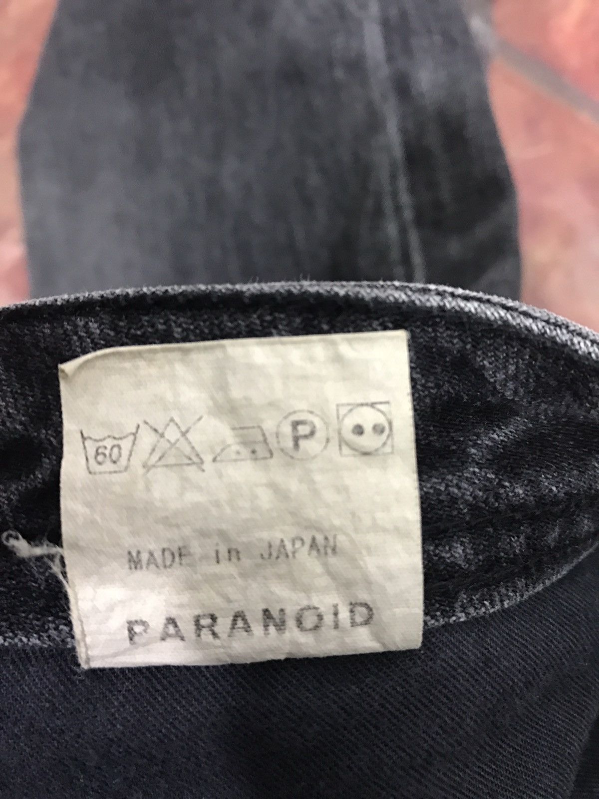 Japanese Brand Made in Japan Paranoid Distressed Denim Jeans Size US 34 / EU 50 - 8 Thumbnail
