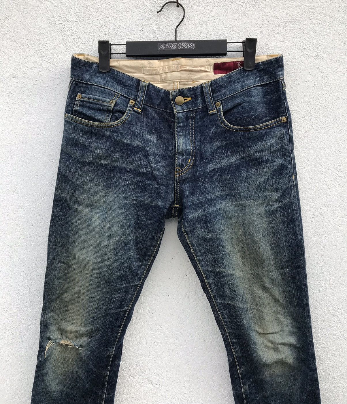 Japanese Brand Made In Japan Rico Slim Fits Jeans Size US 32 / EU 48 - 2 Thumbnail