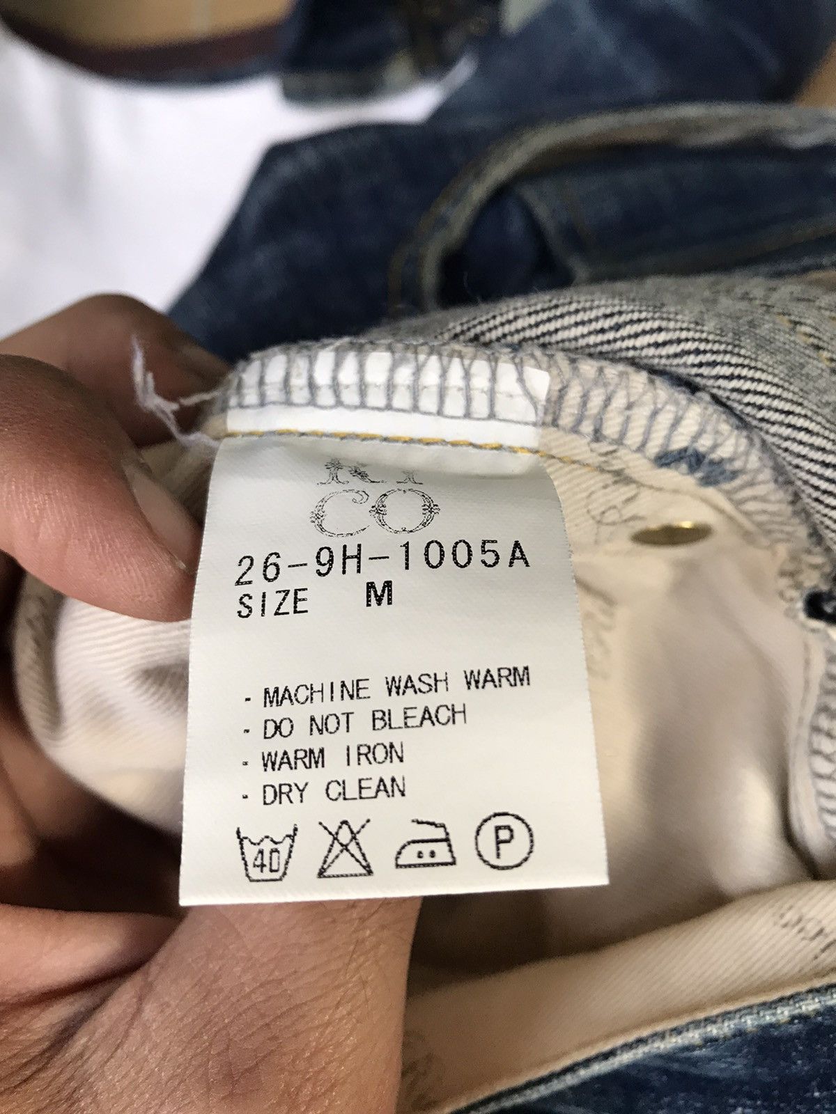Japanese Brand Made In Japan Rico Slim Fits Jeans Size US 32 / EU 48 - 13 Thumbnail