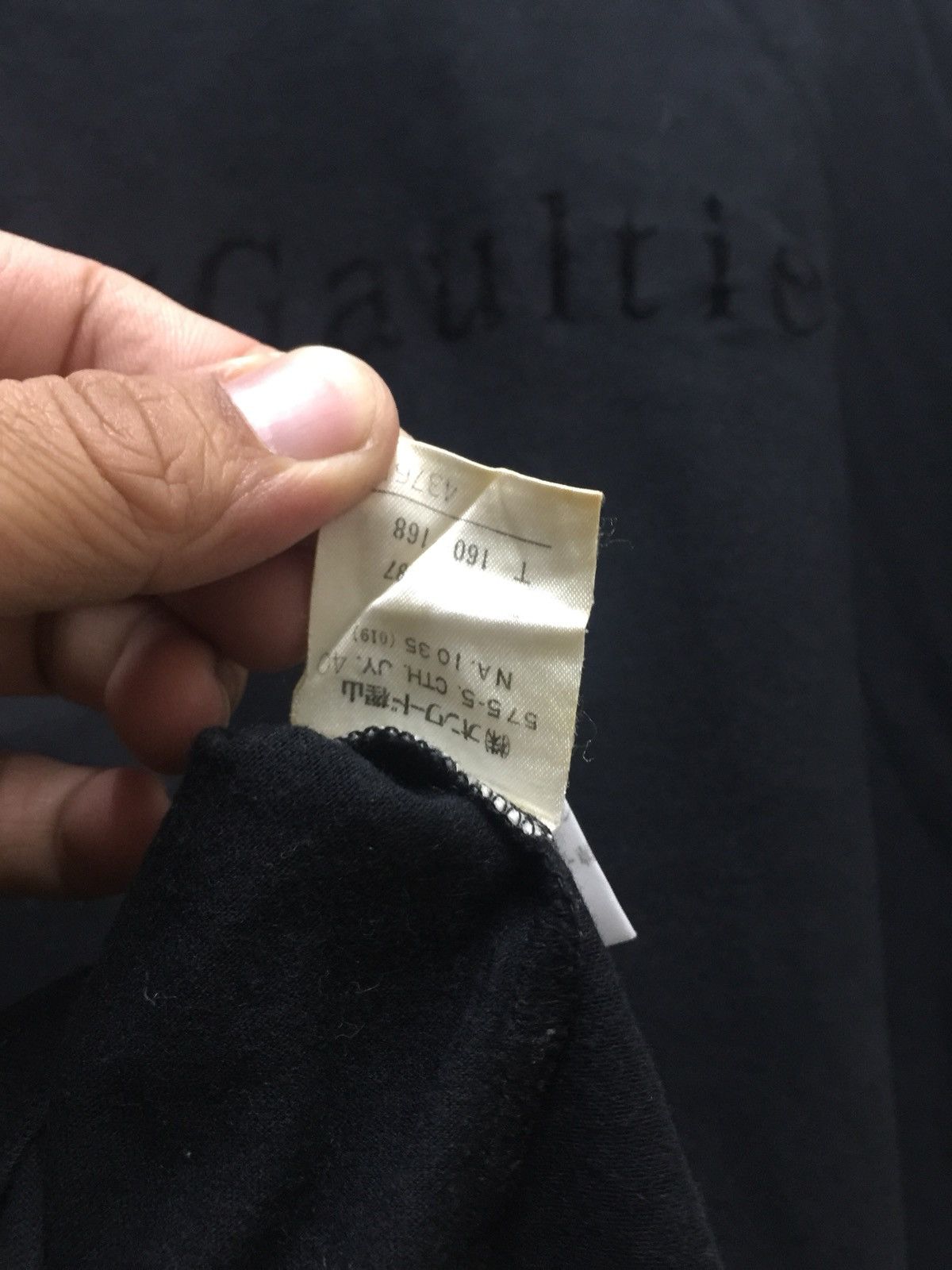Jean Paul Gaultier Junior Gaultier Spell Out Graphic Long sleeve TShirt Size US XXS / EU 40 - 9 Thumbnail