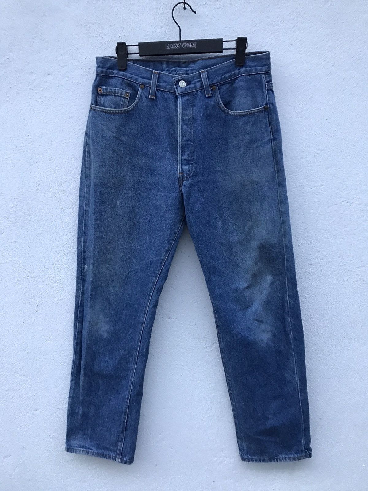 Levi's × Levi's Vintage Clothing Vintage 90s Levis 501 Denim Jeans Made In USA Size US 31 - 1 Thumbnail