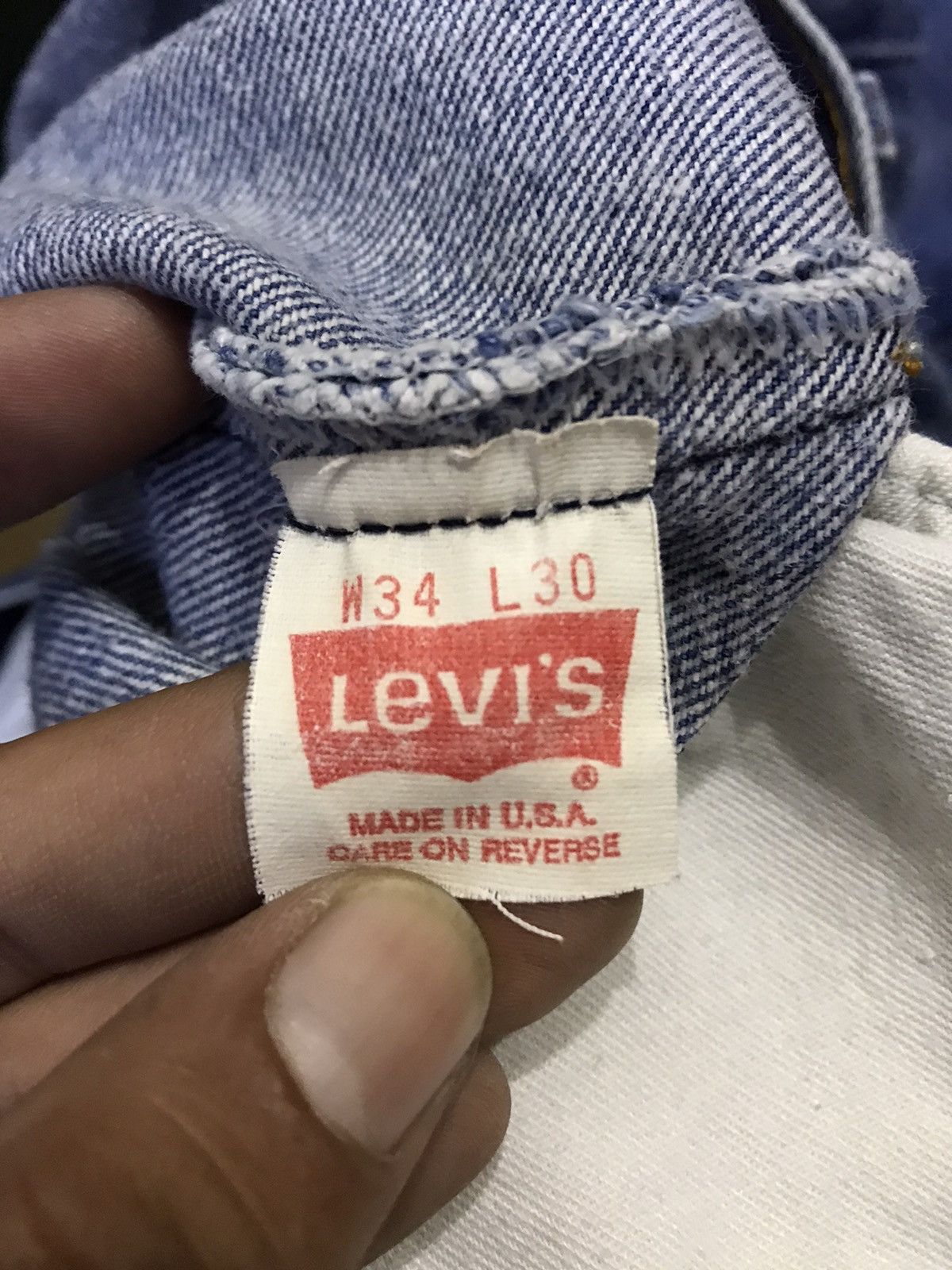 Levi's × Levi's Vintage Clothing Vintage 90s Levis 501 Denim Jeans Made In USA Size US 31 - 12 Thumbnail